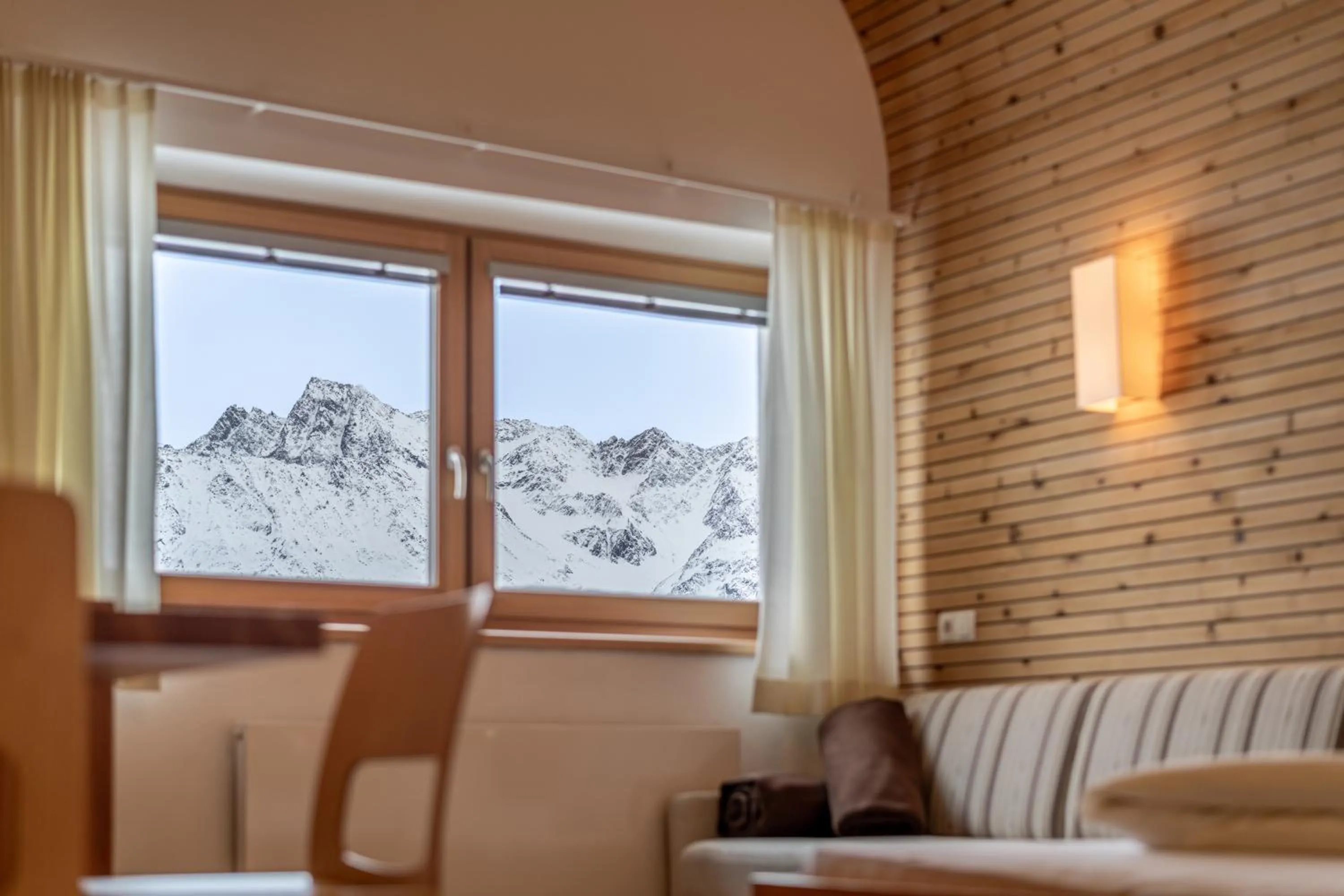View (from property/room), Bed in Hotel Hochsölden
