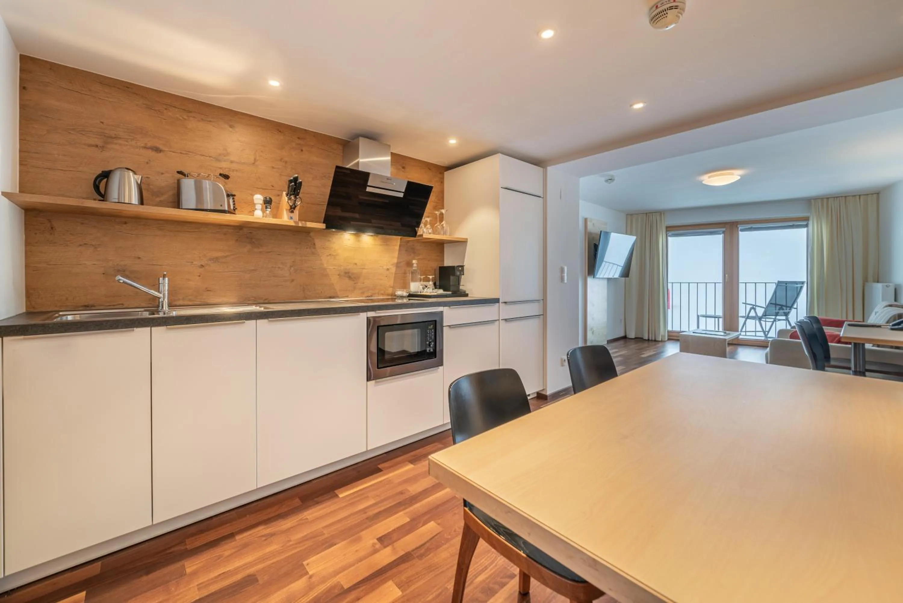 Kitchen or kitchenette in Hotel Hochsölden