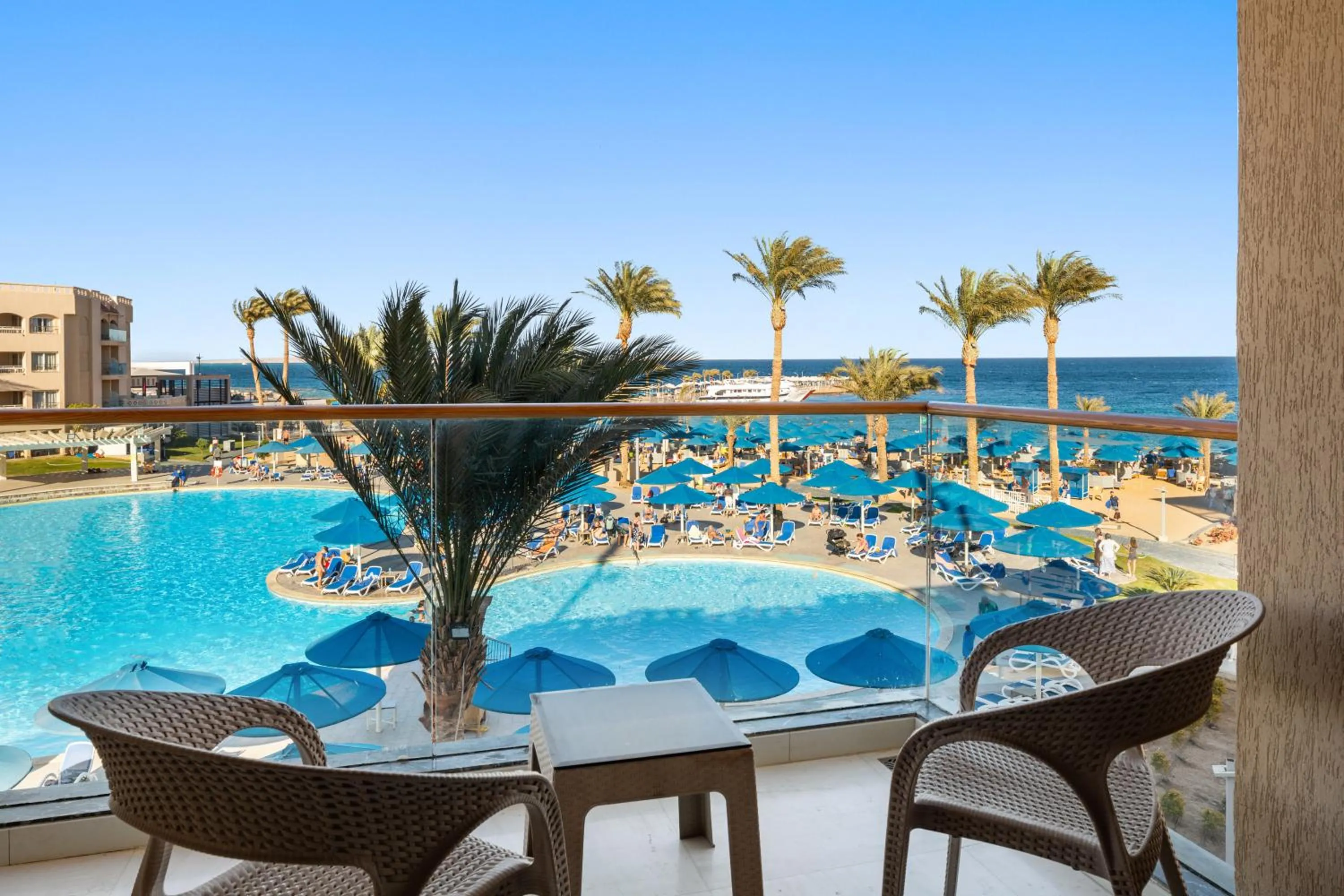 Sea view in Beach Albatros Aqua Park - Hurghada