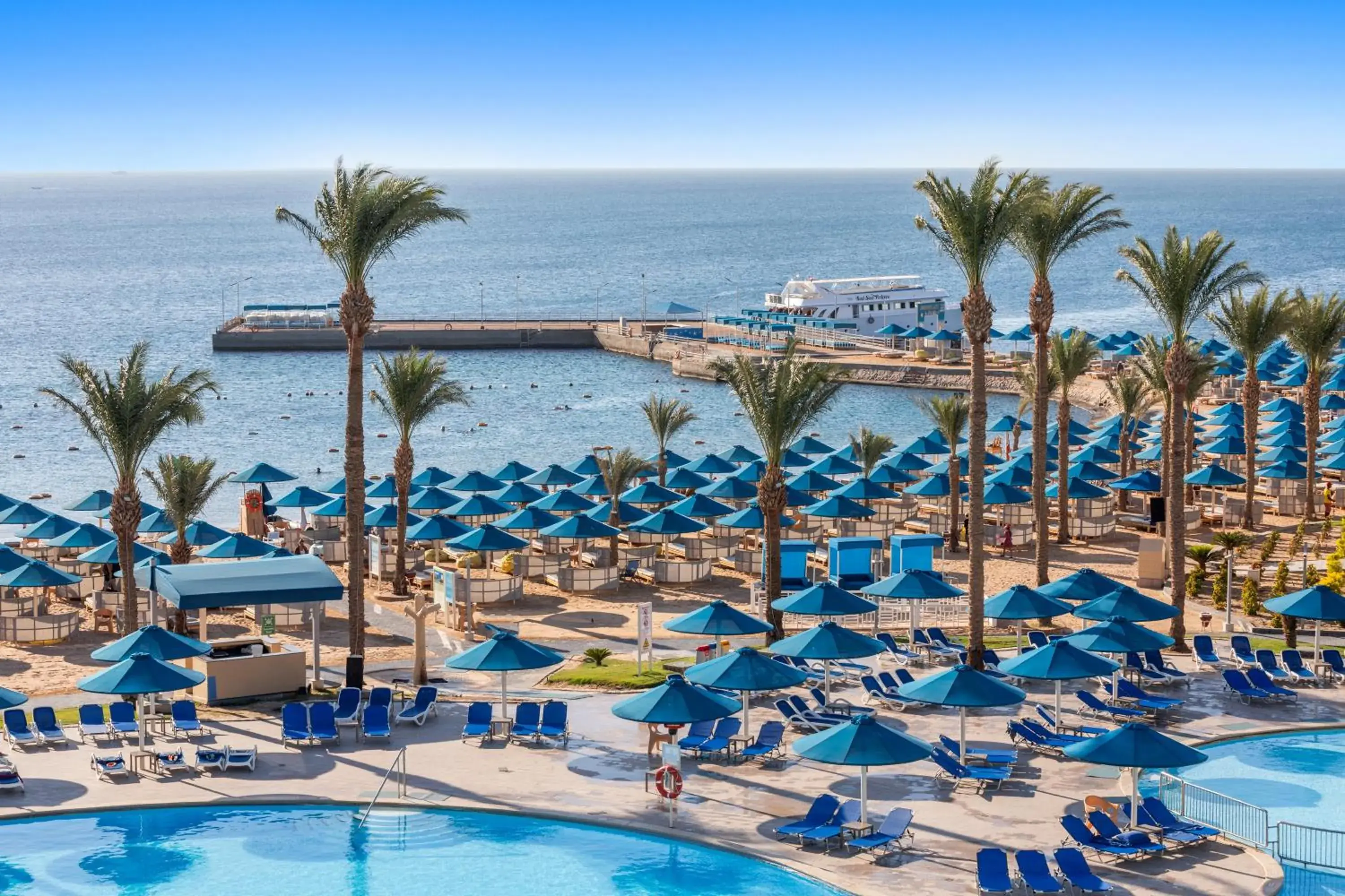 Sea view in Beach Albatros Aqua Park - Hurghada Sea view in Beach Albatros Aqua Park - Hurghada
