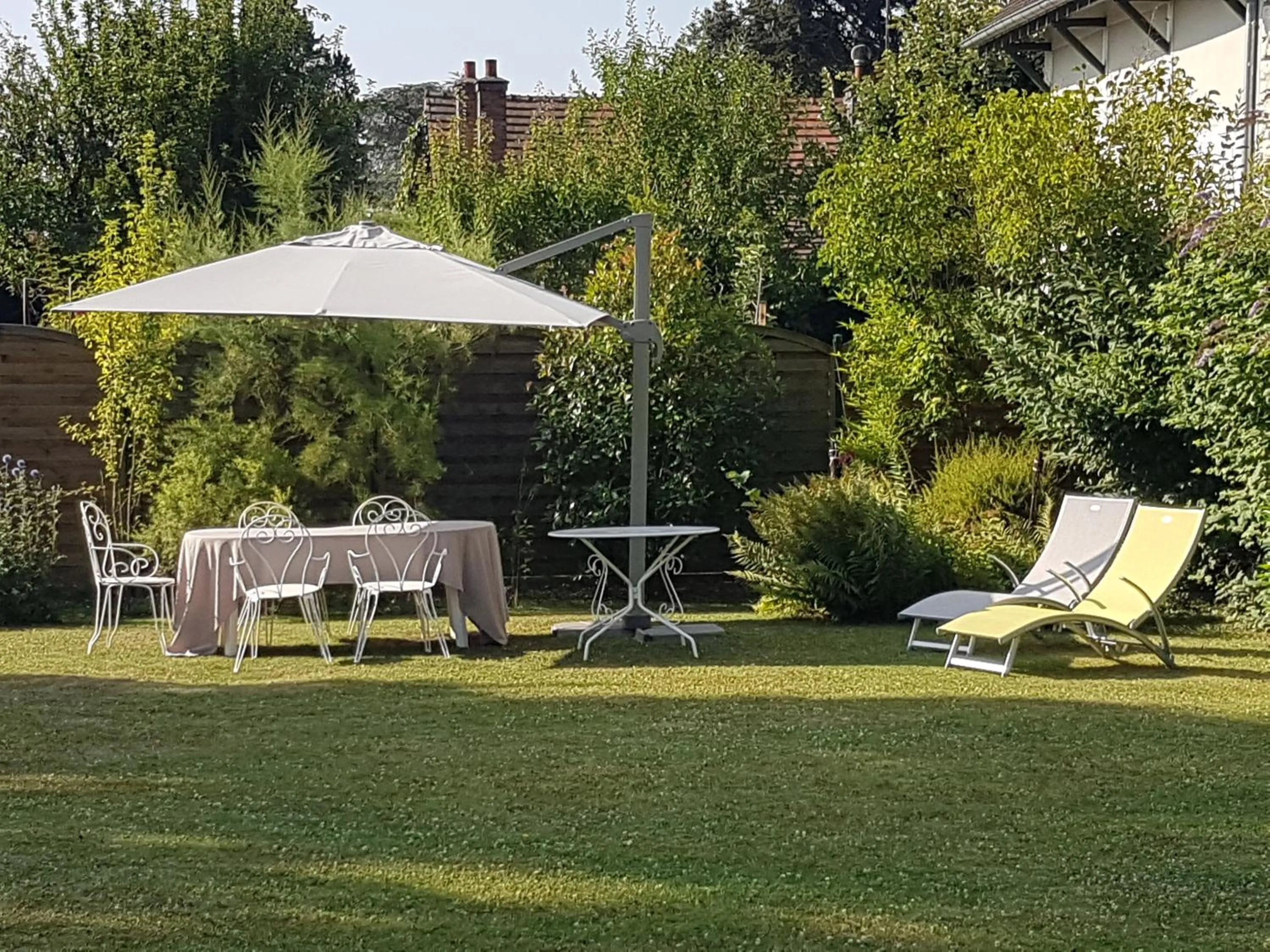 Garden view in La Montignonne