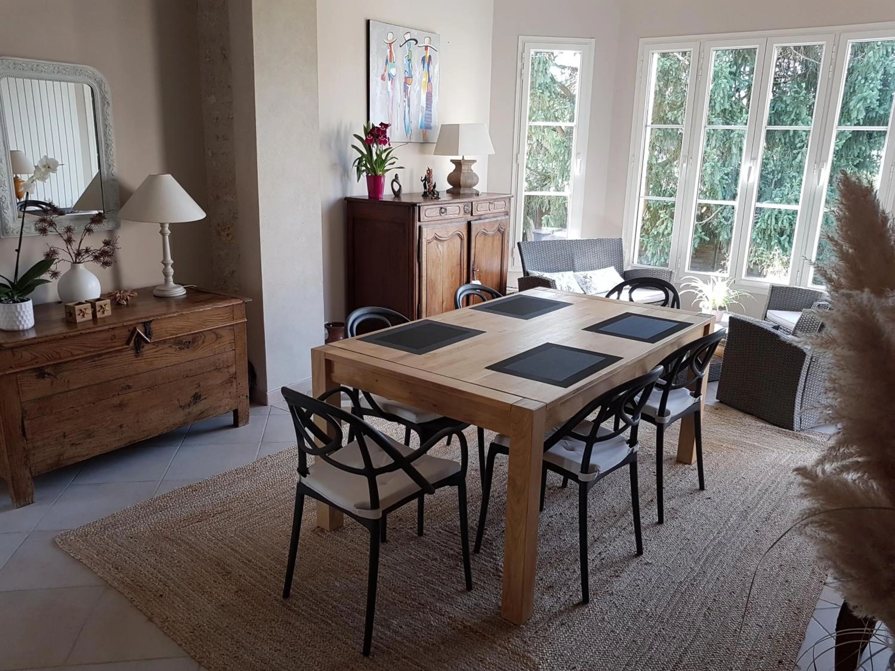 Living room in La Montignonne