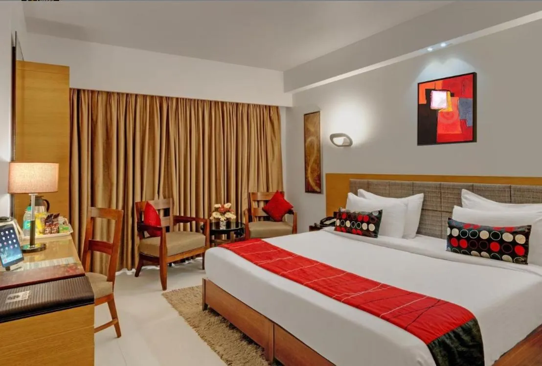 Bed in Hotel Suba International Sahar Road Mumbai