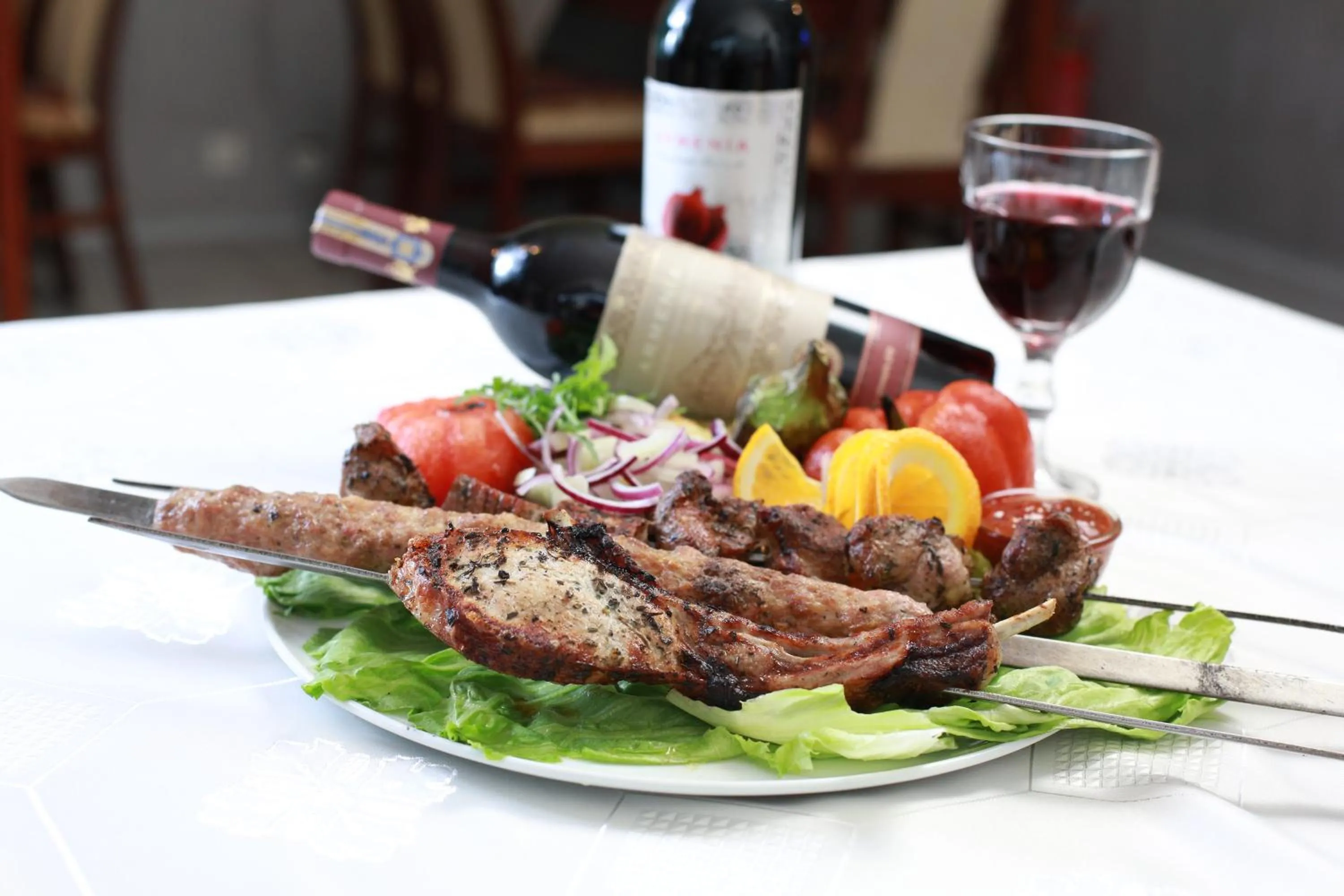 Food close-up in Hotel Jerevan