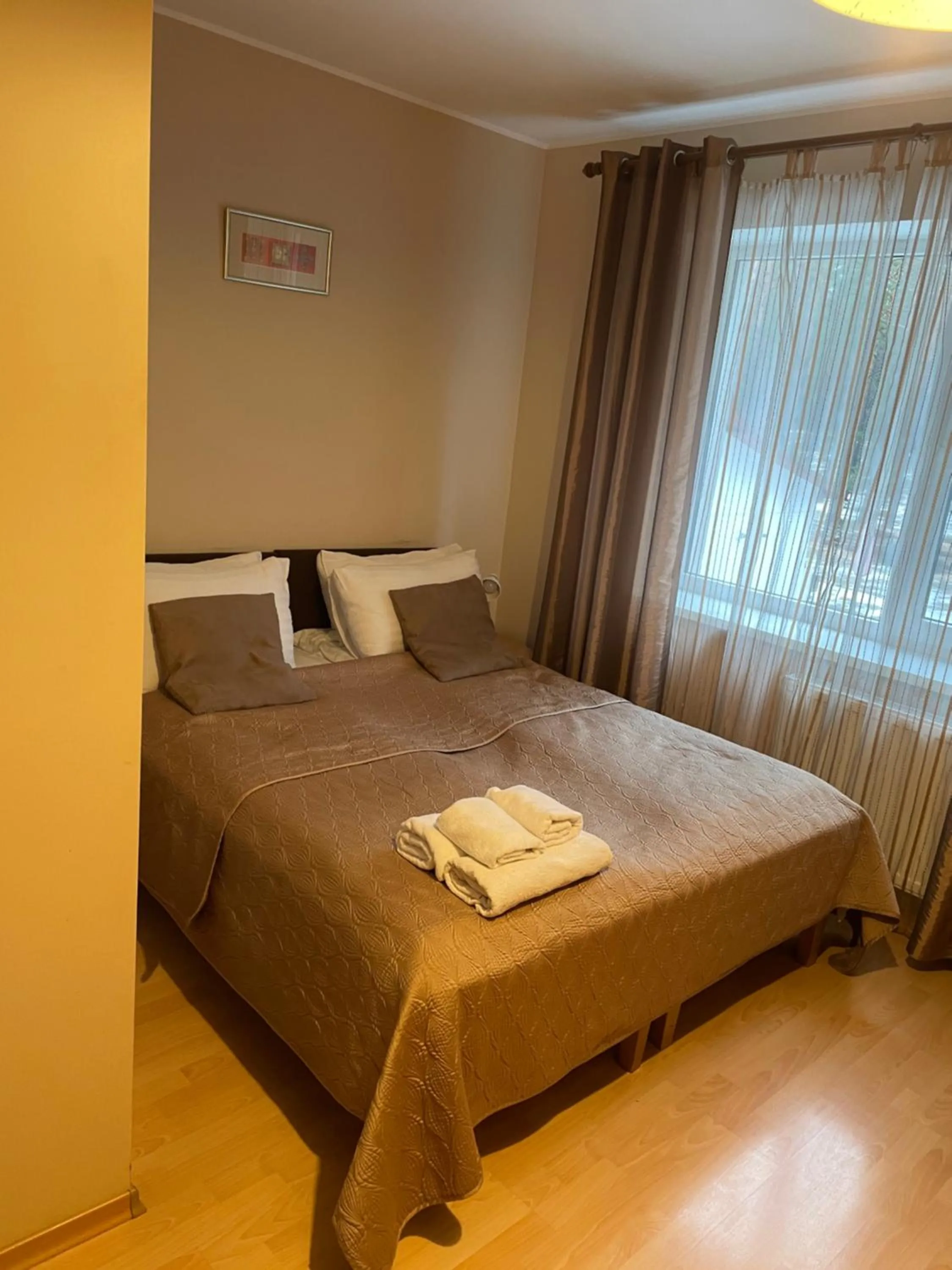 Bed in Hotel Jerevan