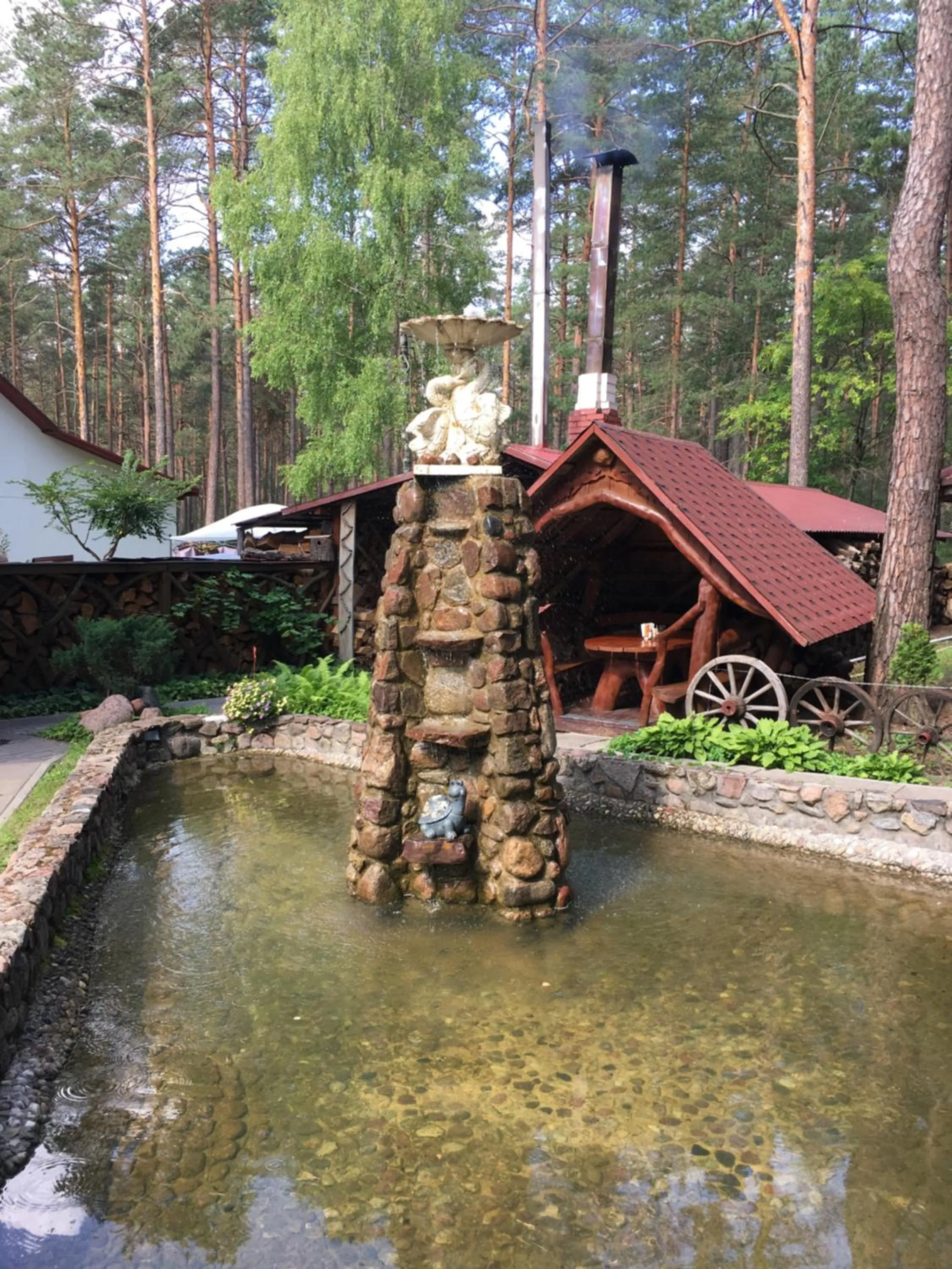 Garden view in Hotel Jerevan