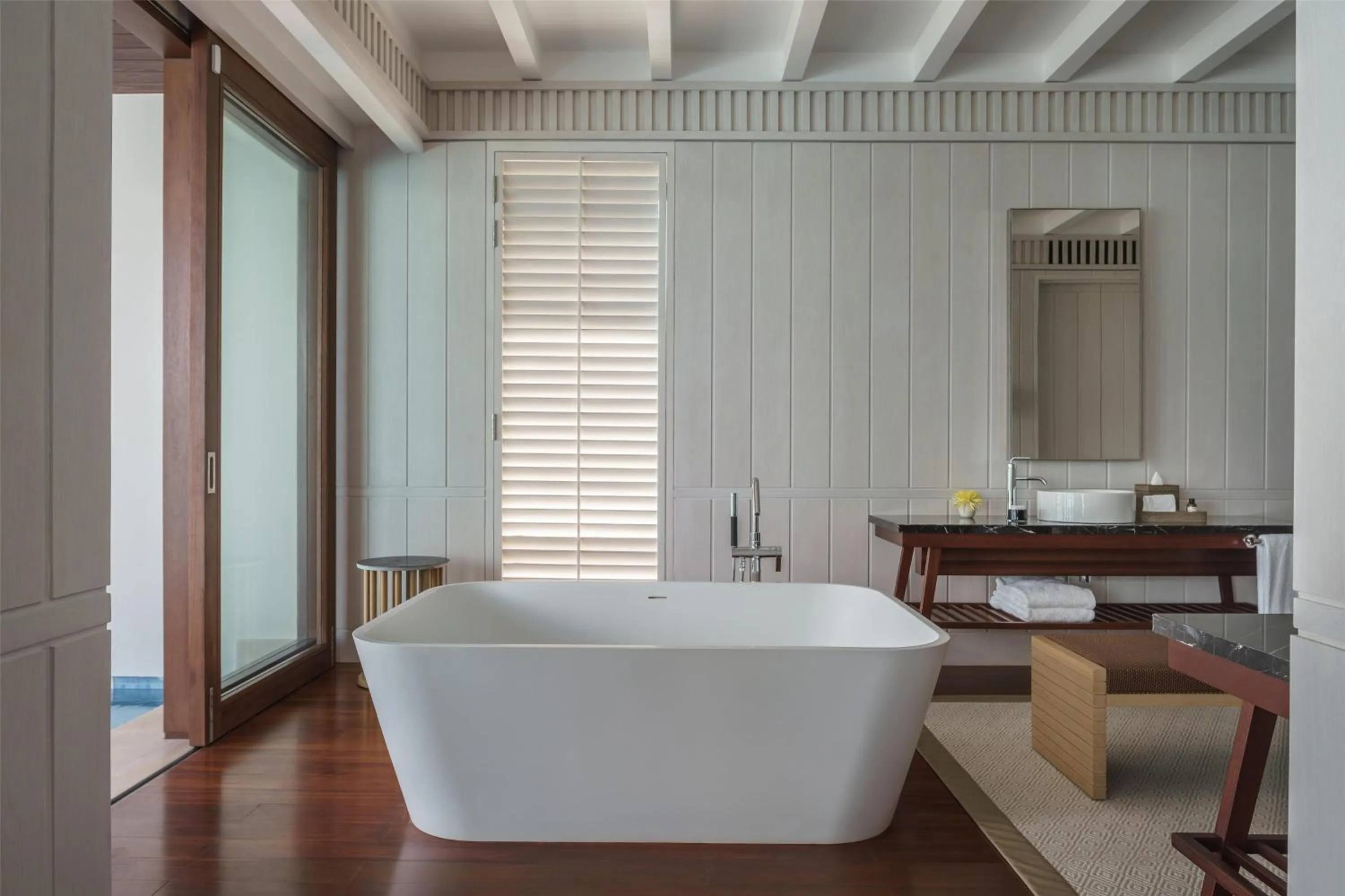 Bathroom, Bed in Park Hyatt St. Kitts