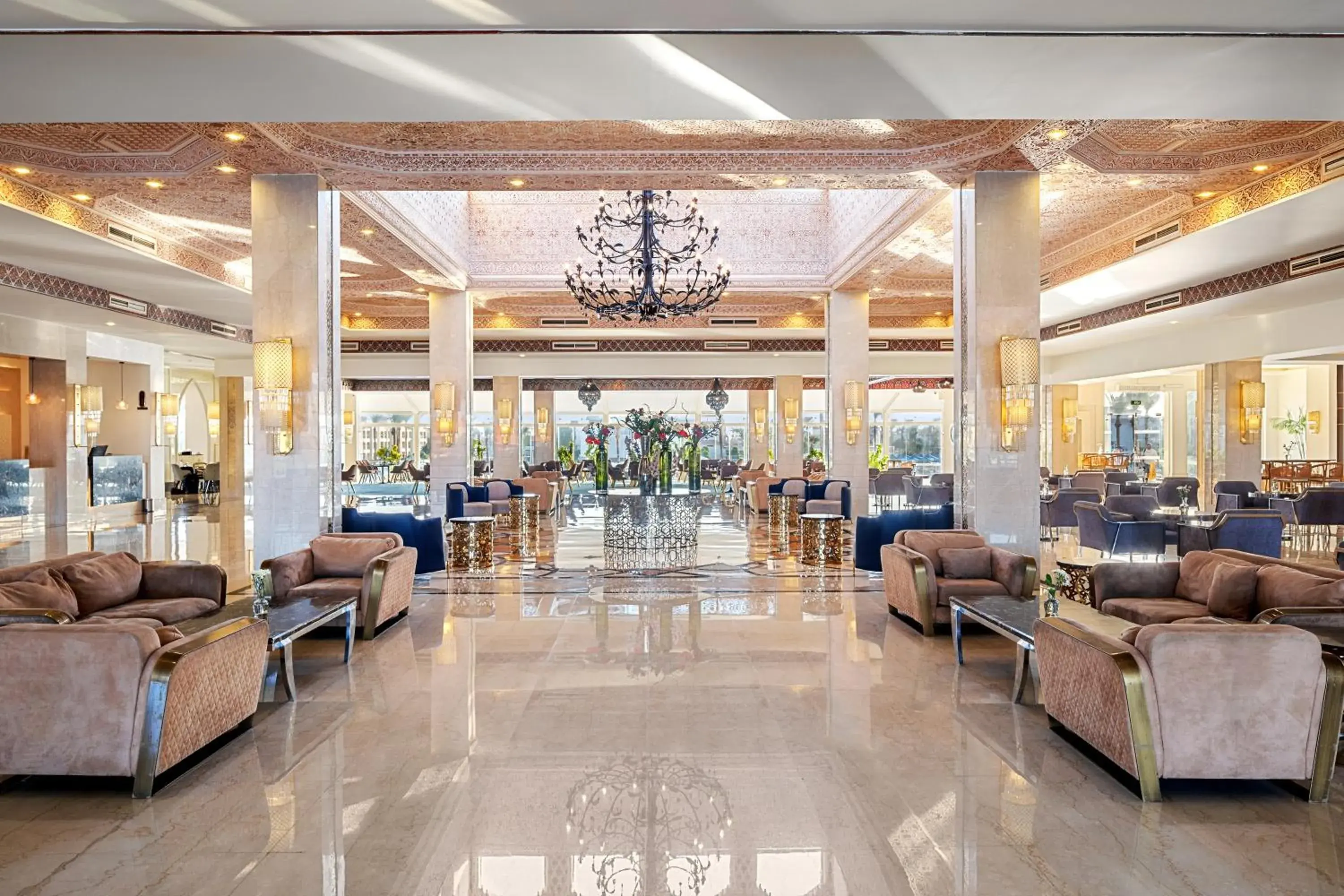 Lobby or reception in Pickalbatros Dana Beach Resort - Aqua Park Lobby or reception in Pickalbatros Dana Beach Resort - Aqua Park