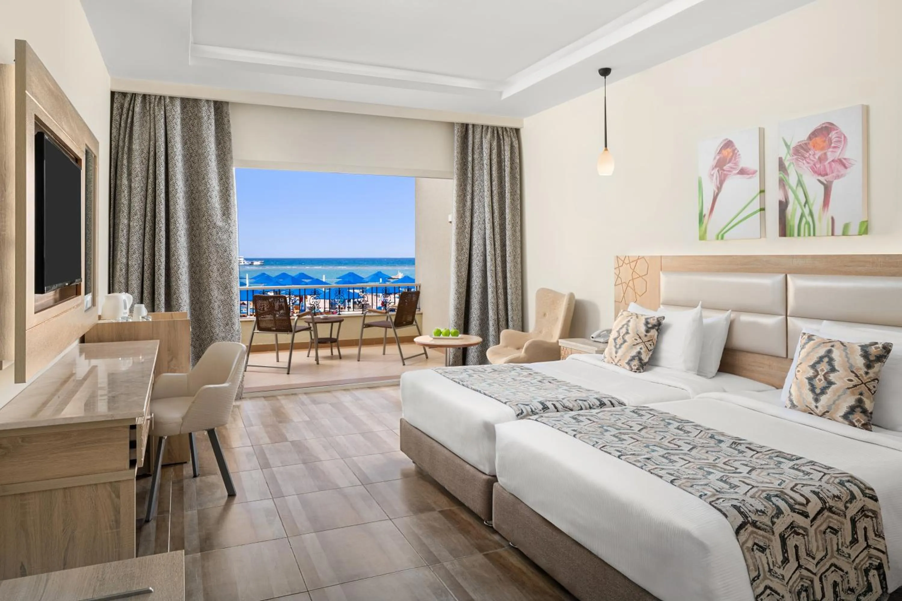 Bed in Pickalbatros Dana Beach Resort - Aqua Park