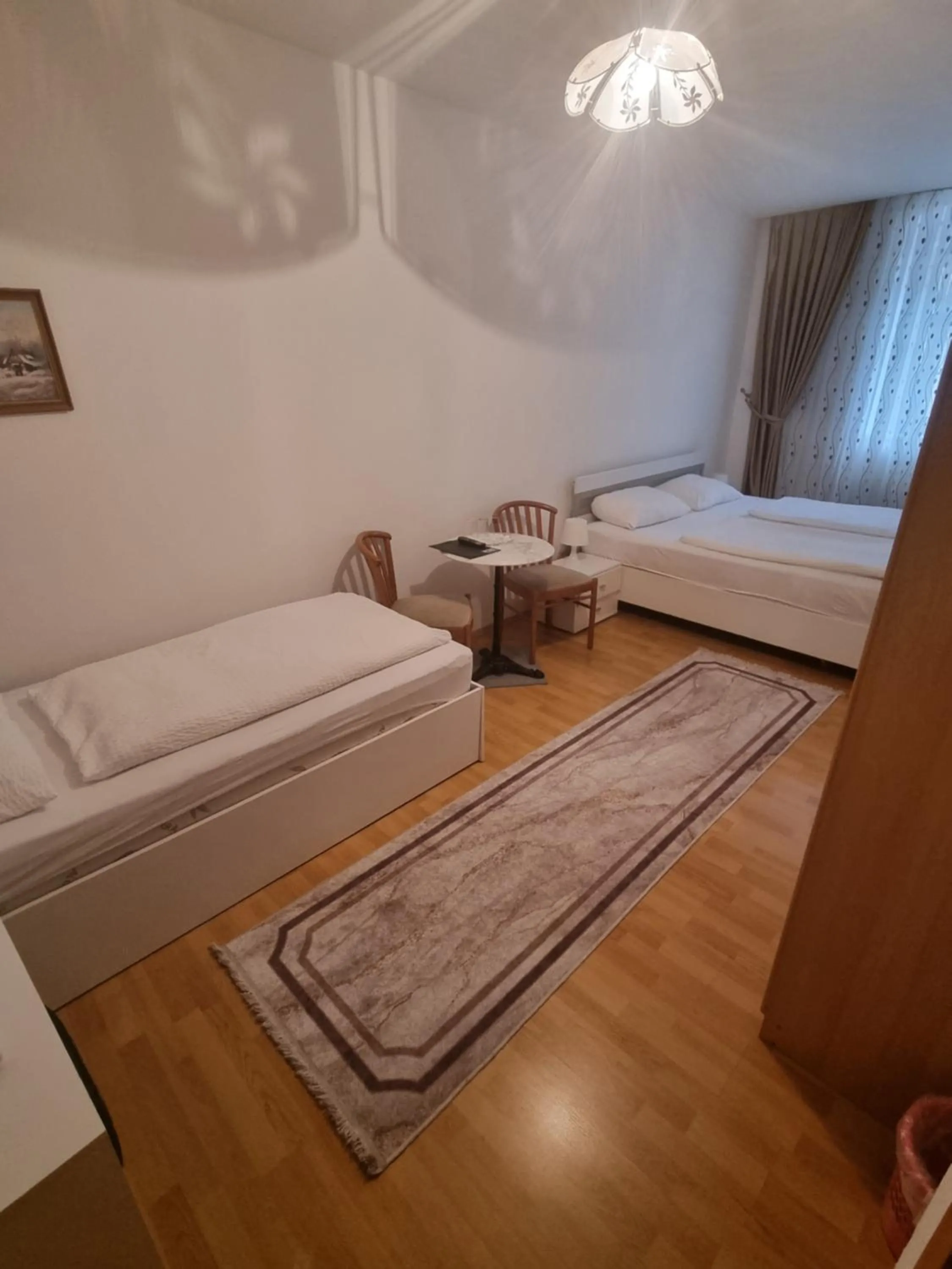 Bed in Pension Weisses Lamm