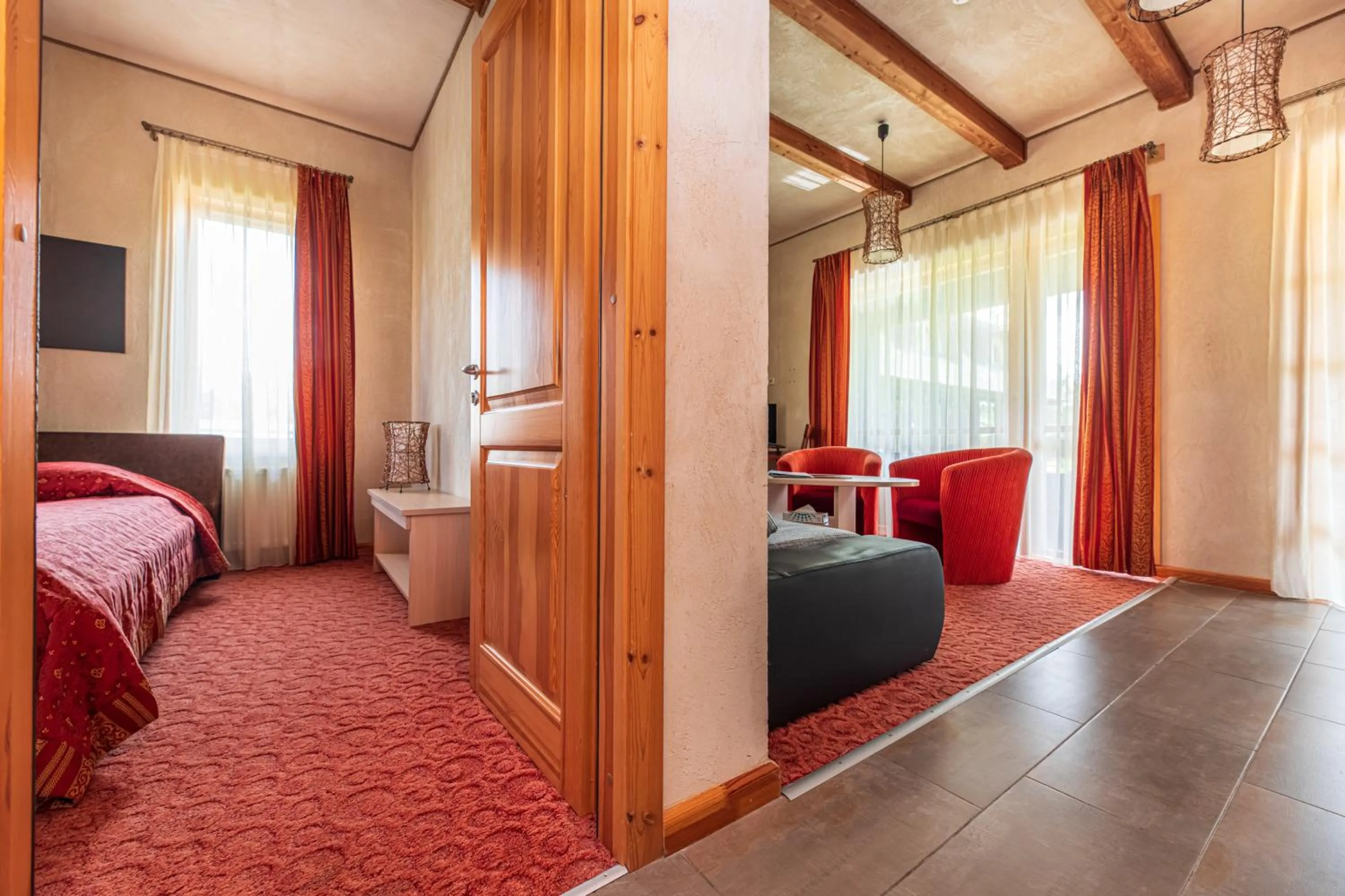 Living room, Bed in Pajūrio Sodyba