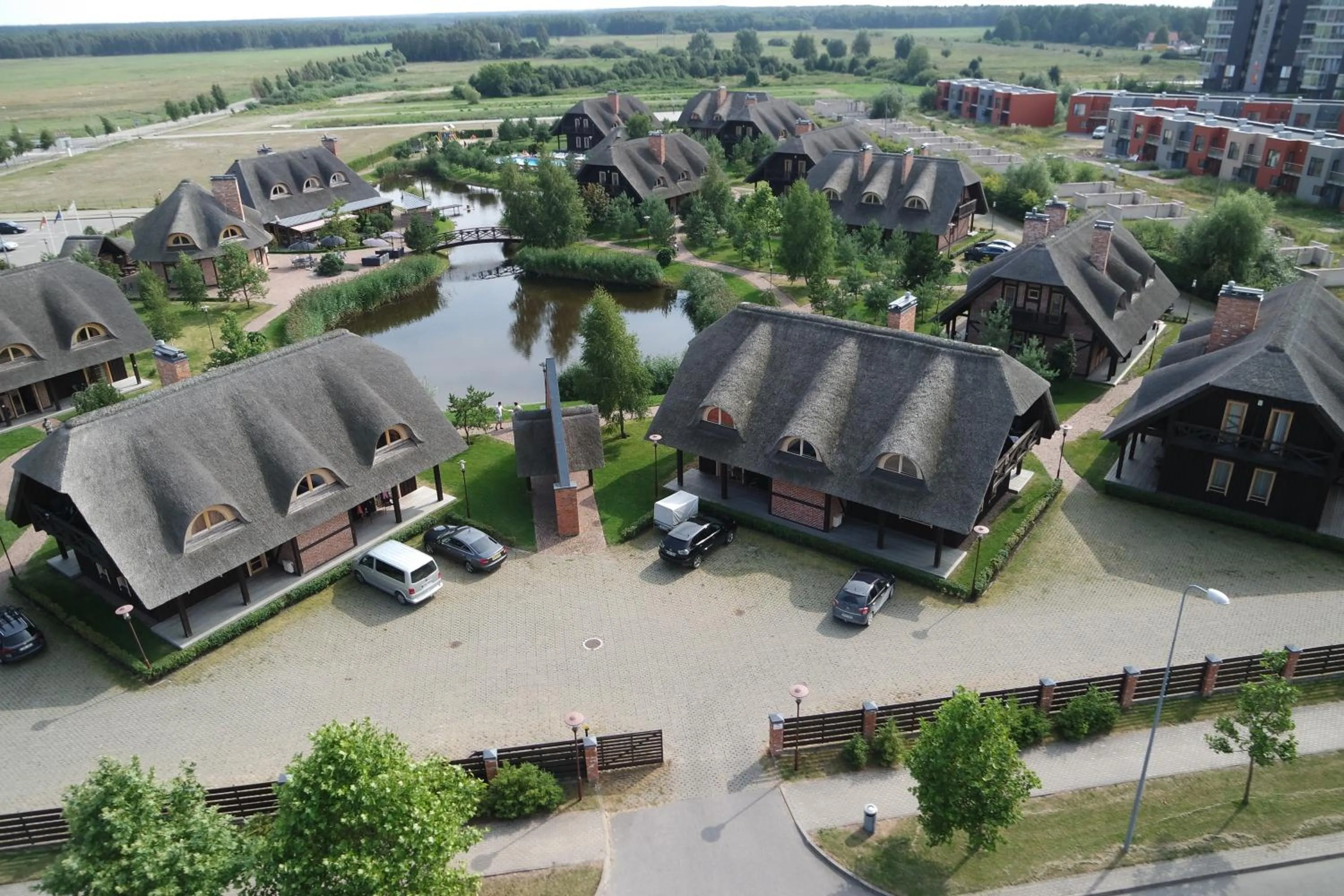 Bird's eye view in Pajūrio Sodyba