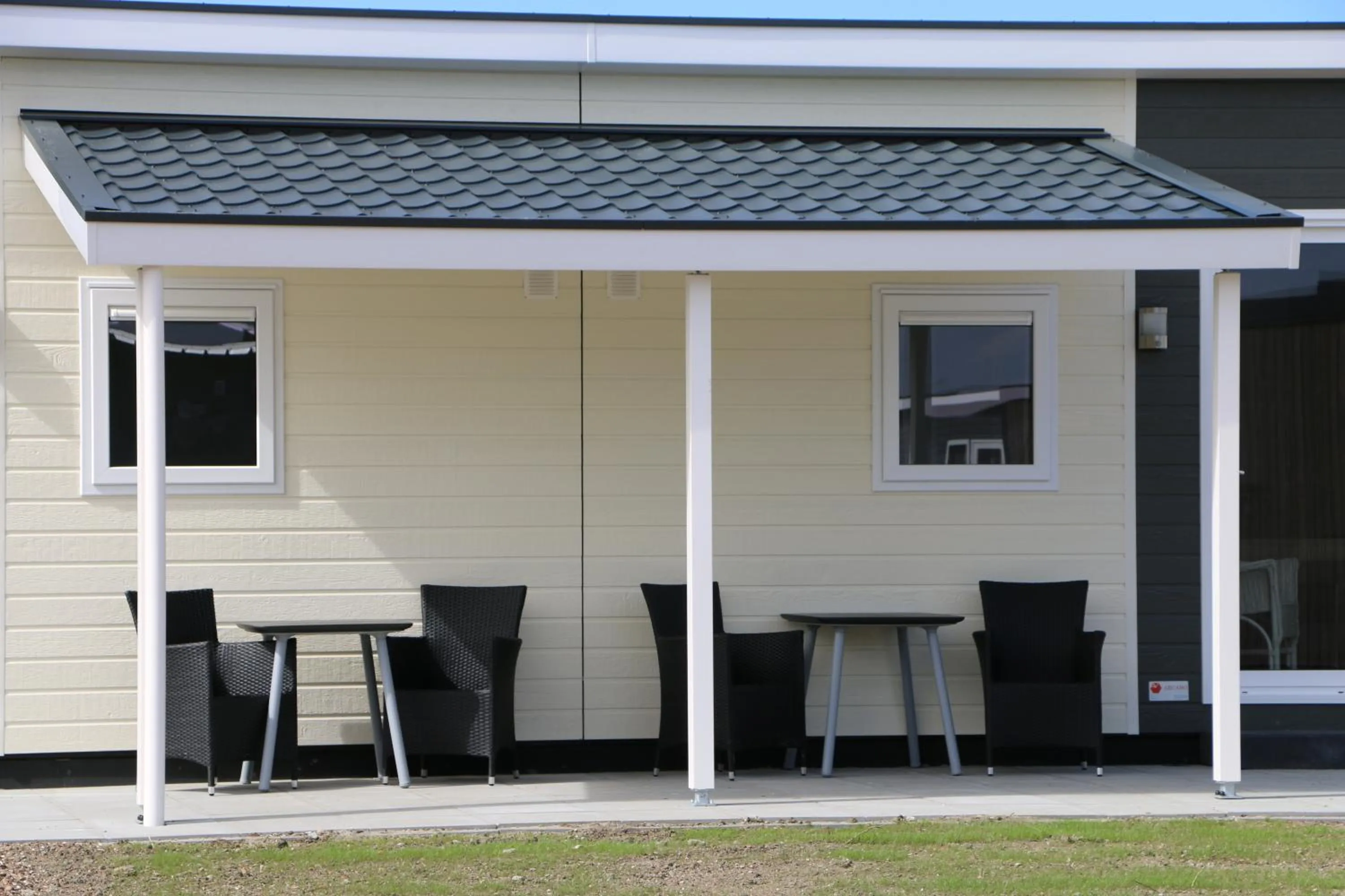 Decorative detail in Hotel Chalets Middelburg