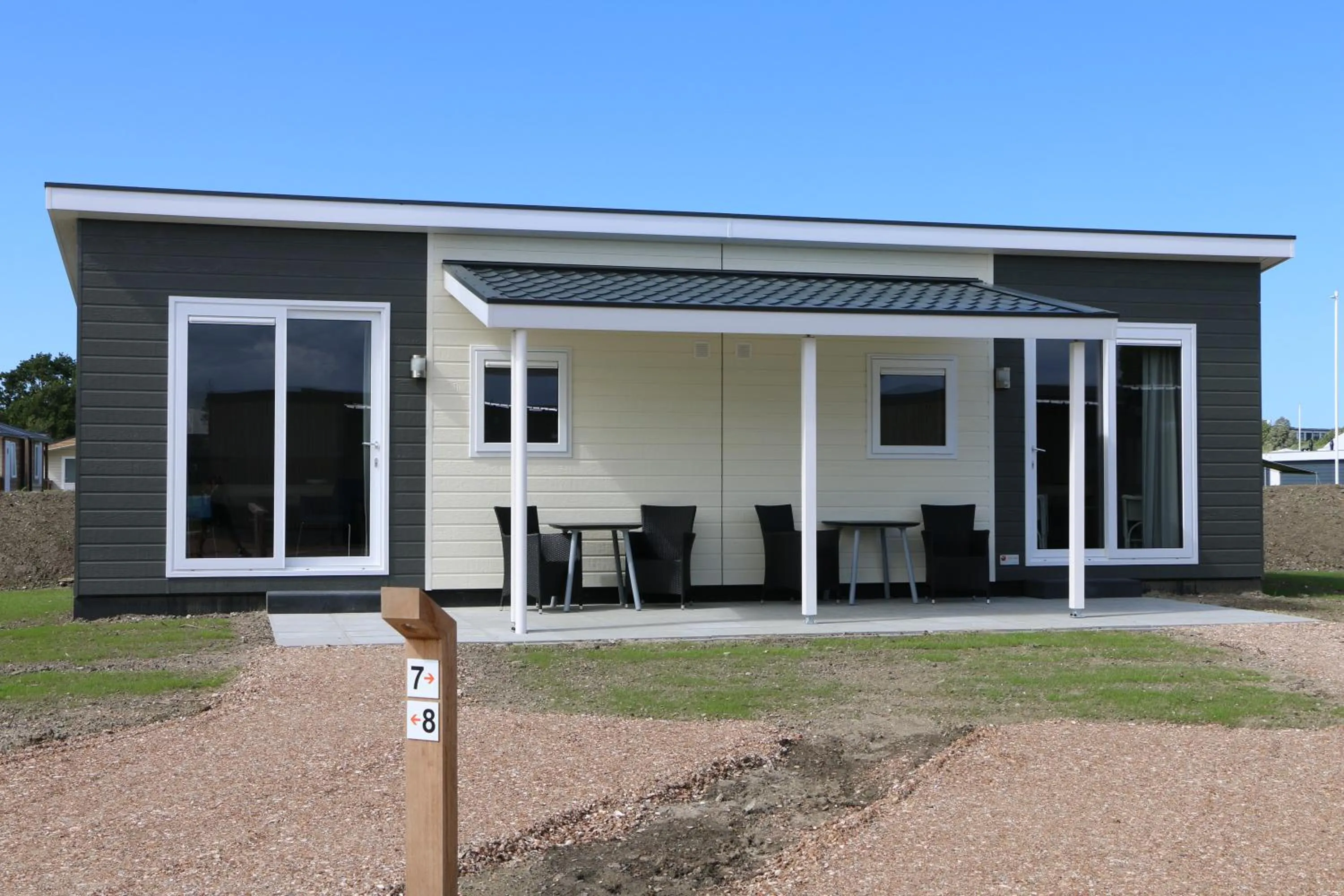 Decorative detail in Hotel Chalets Middelburg