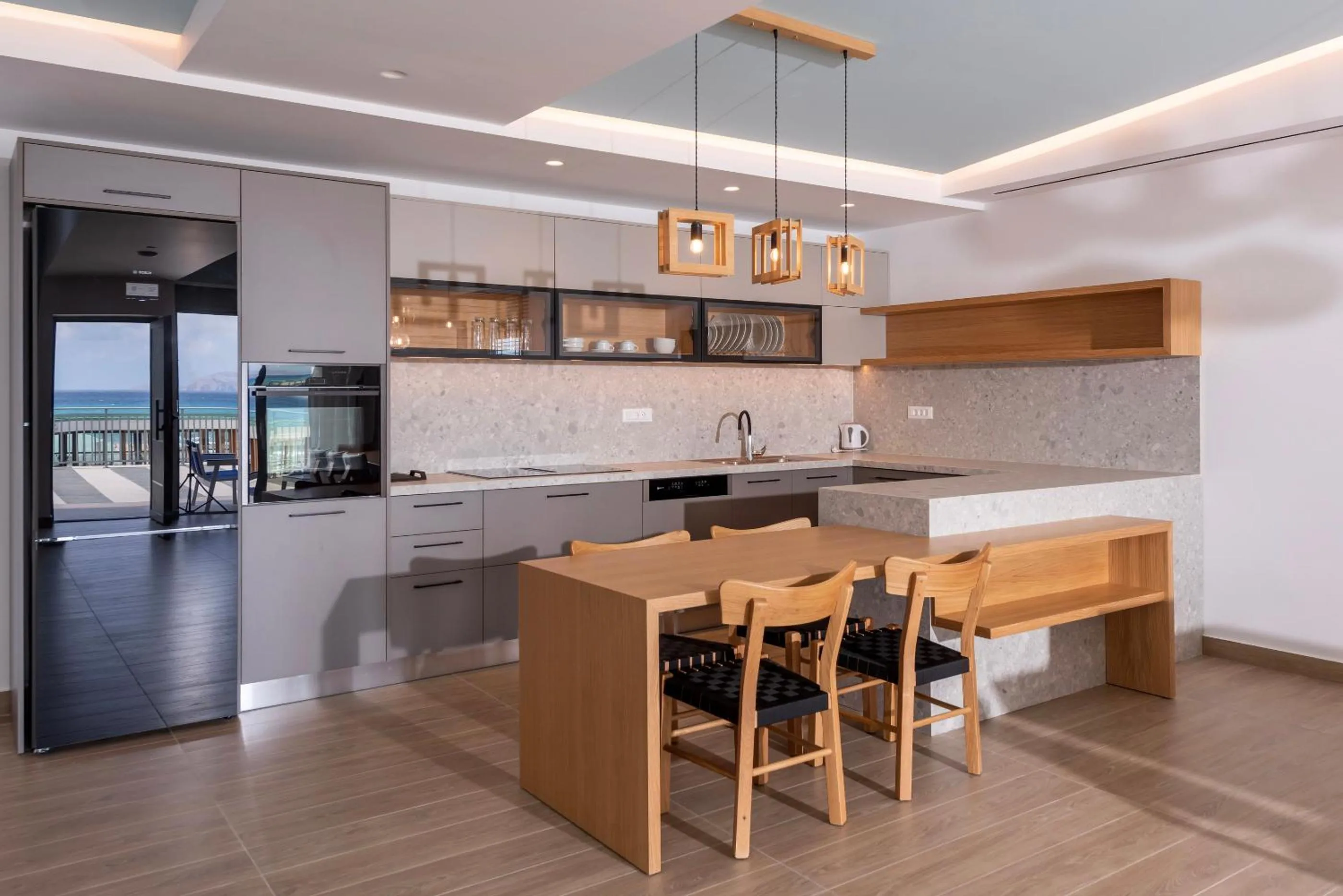 Dining area in Arina Beach Resort