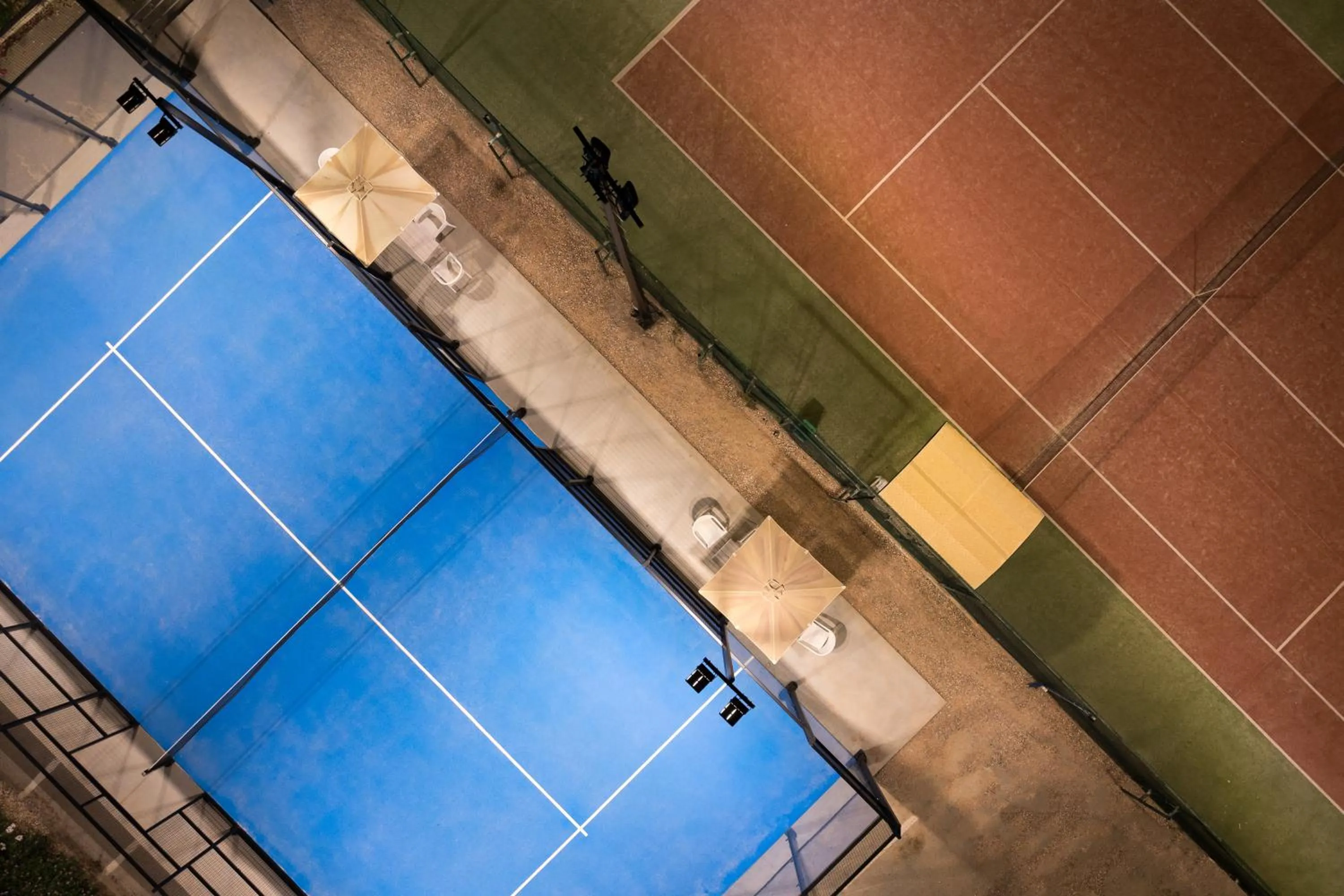 Tennis court in Arina Beach Resort