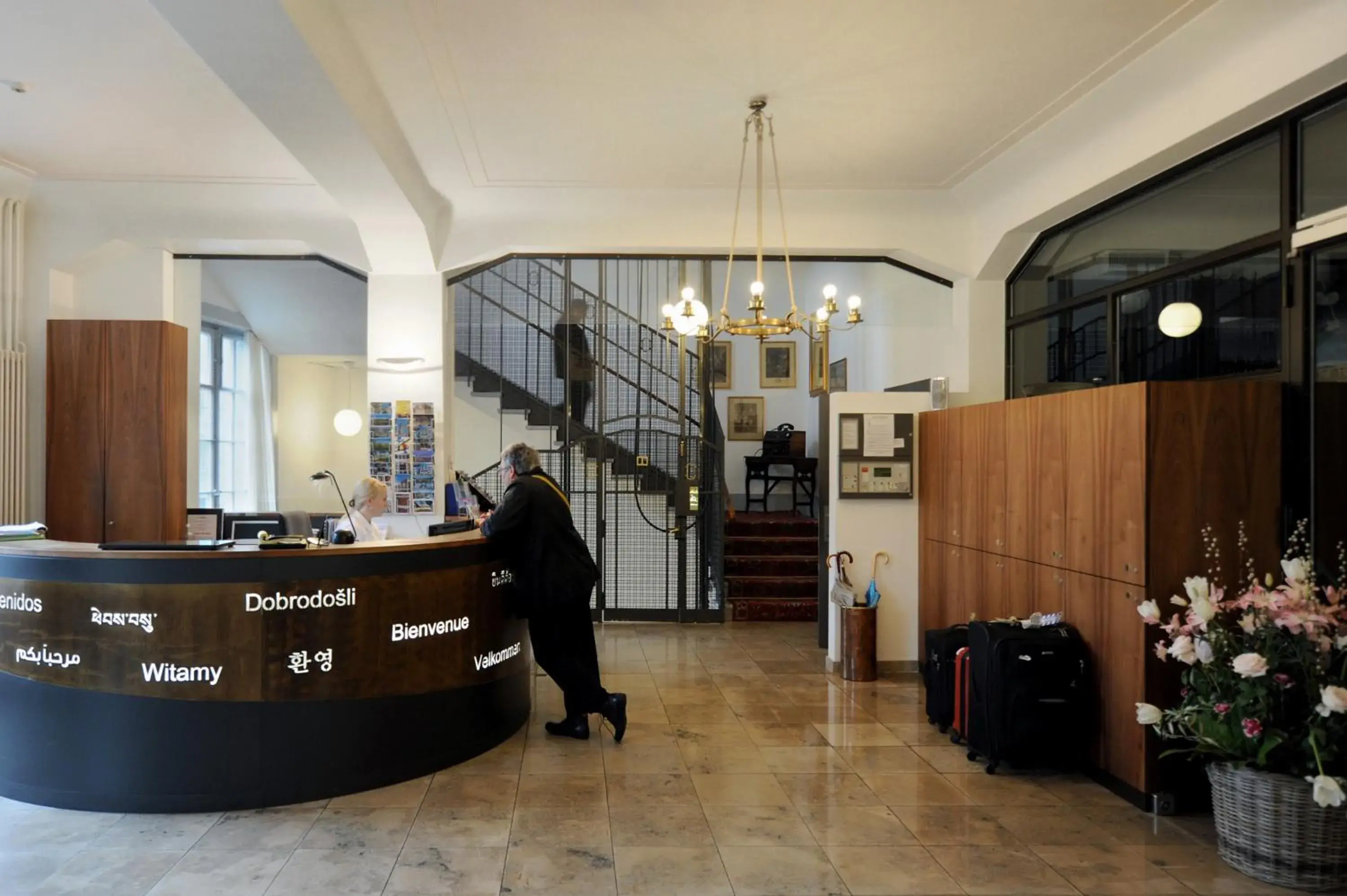 Lobby or reception in Hotel National Bern Lobby or reception in Hotel National Bern