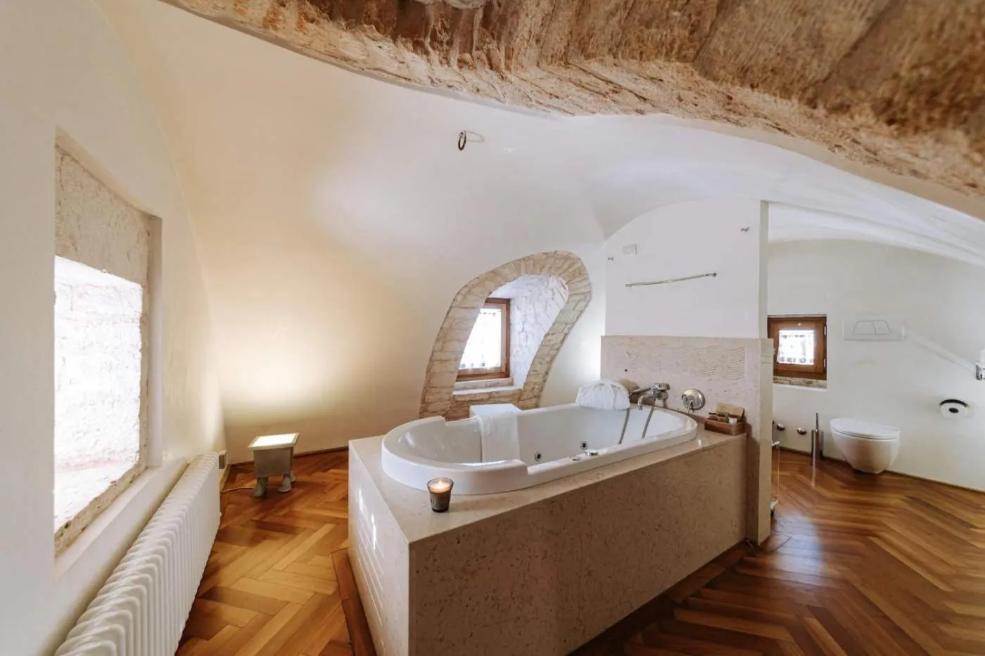 Bathroom, Bed in Santa Rosa Relais