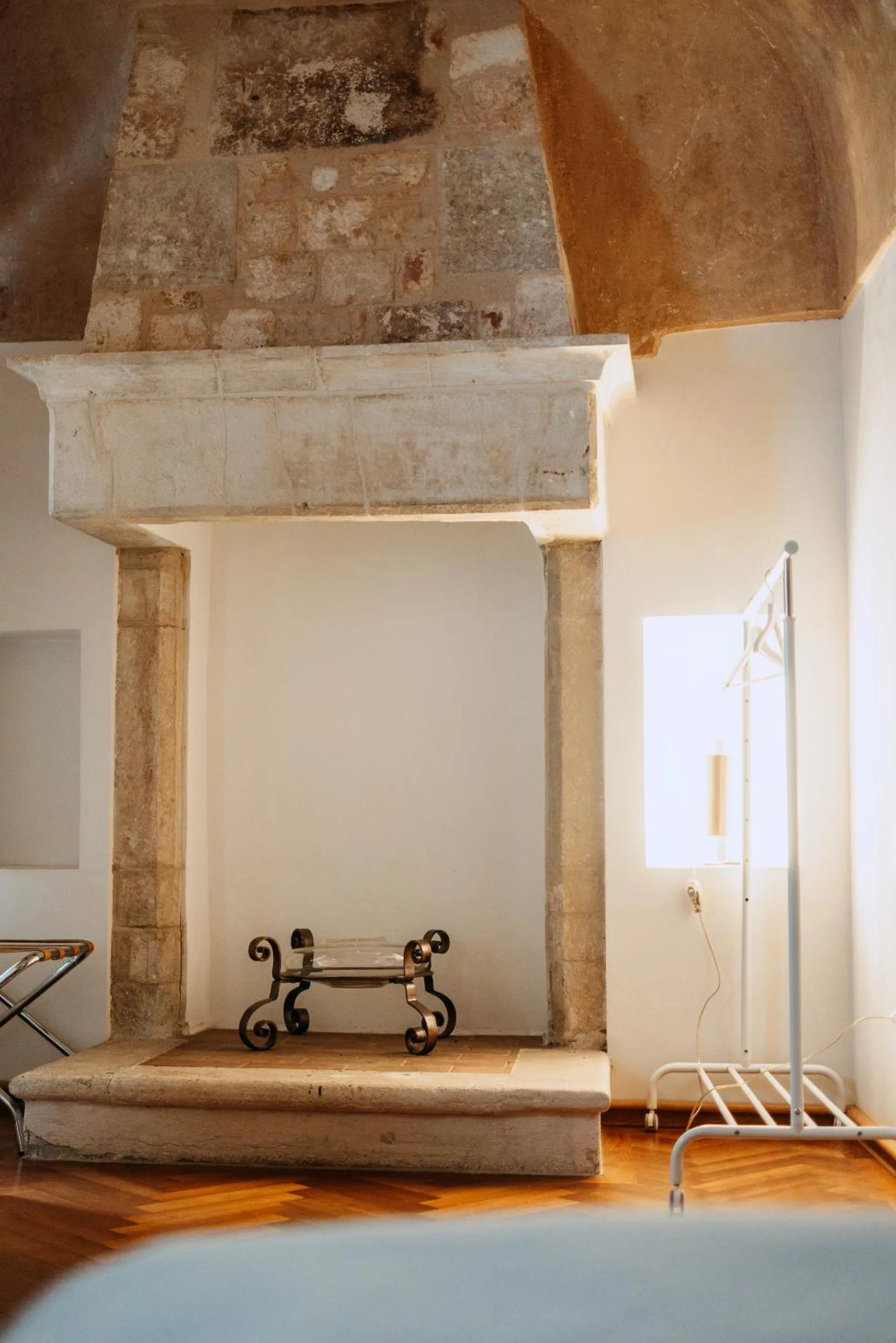 fireplace in Santa Rosa Relais