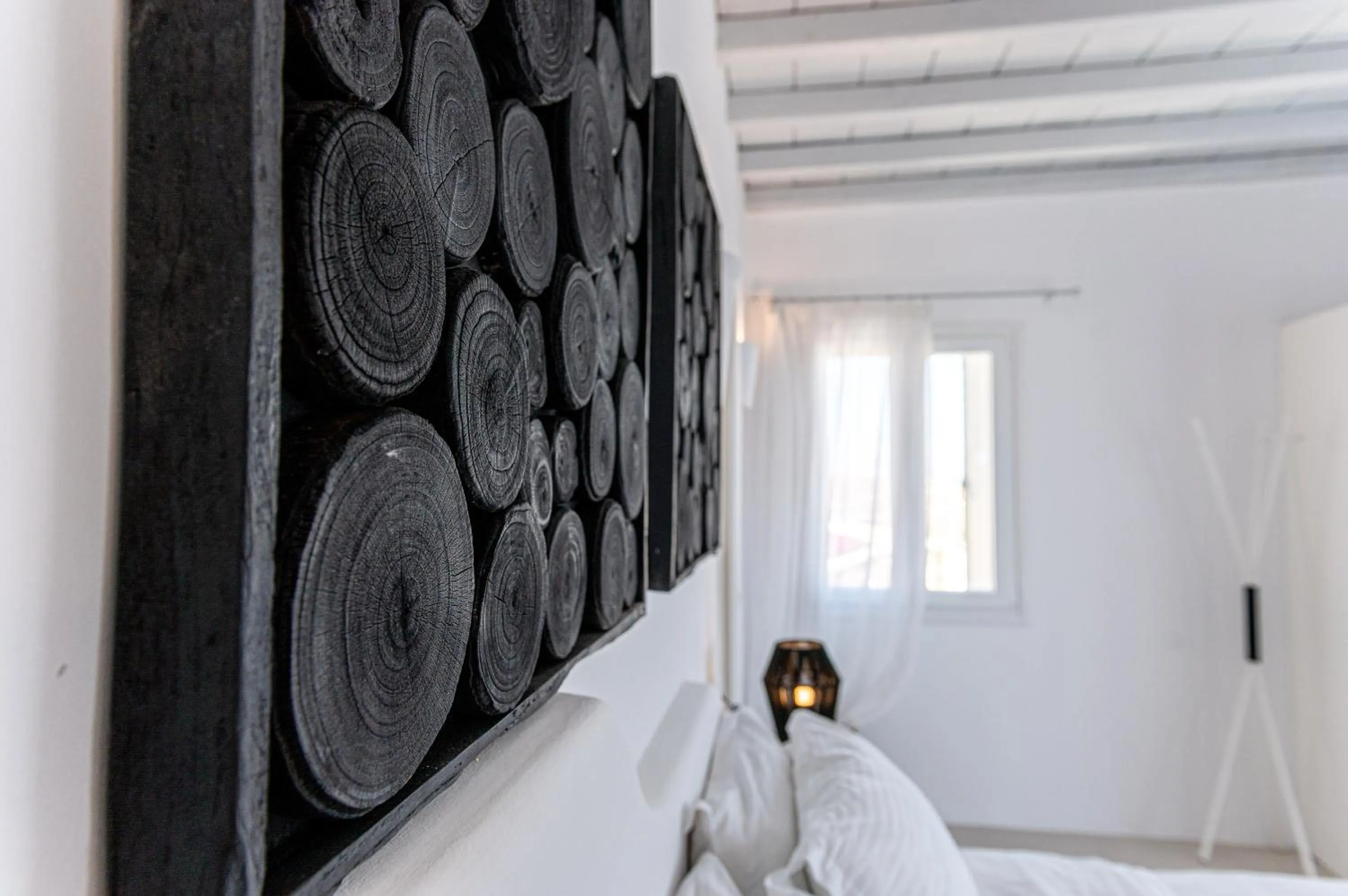 Bed in Carpe Diem Villas Mykonos ,Heated Pool!