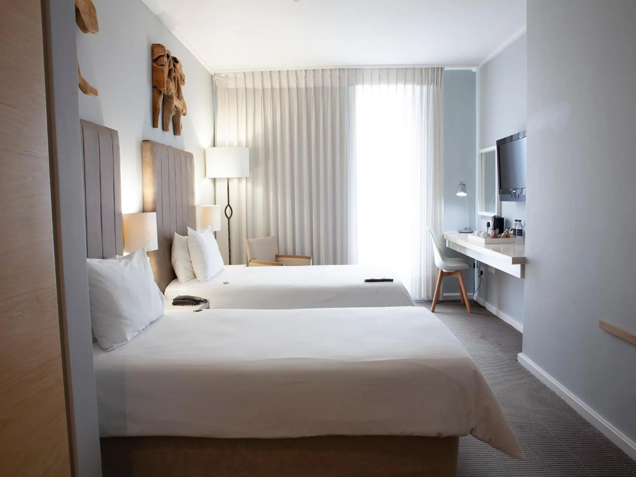 Bed in Atlantic Beach Hotel