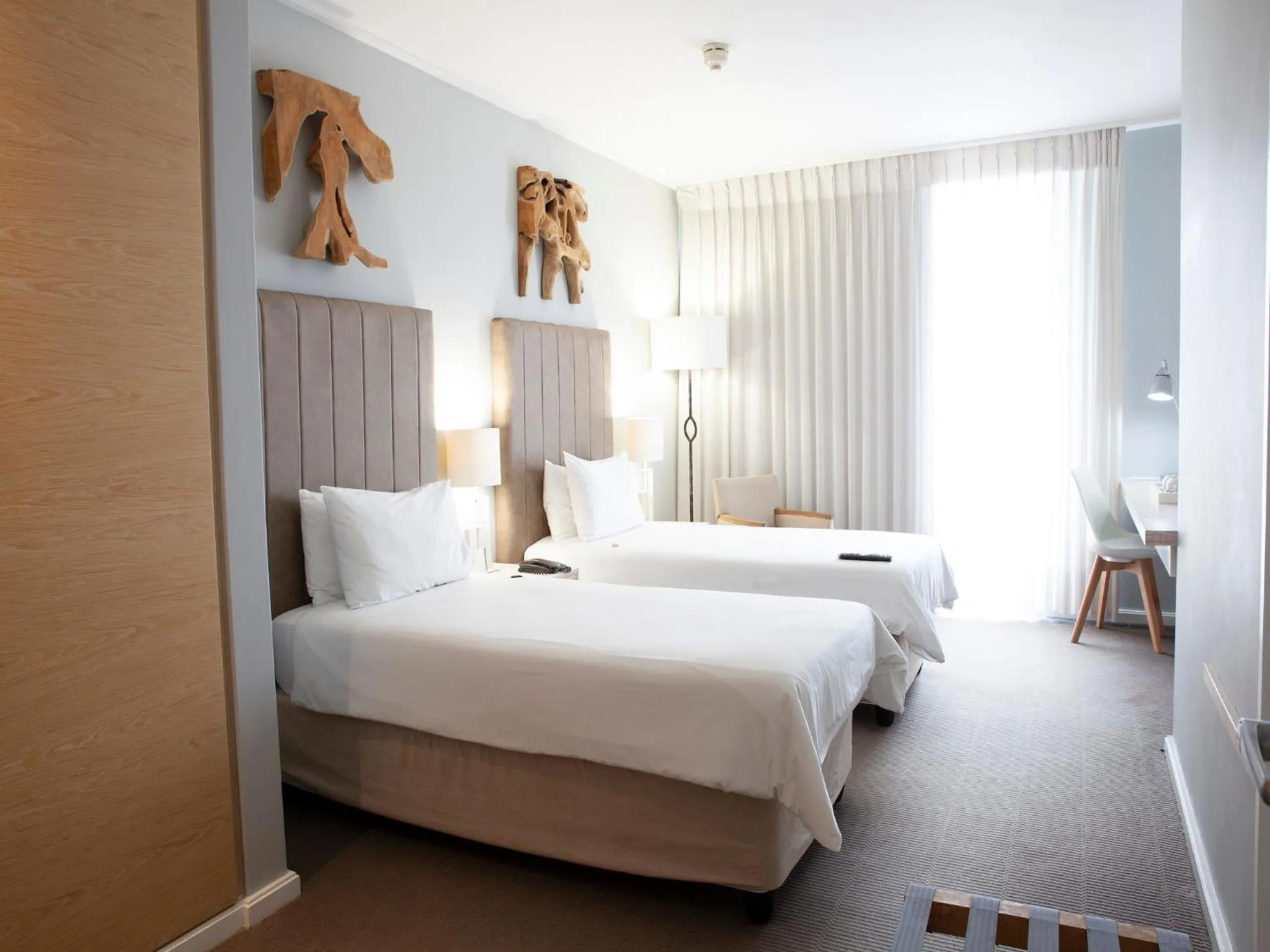 Bed in Atlantic Beach Hotel