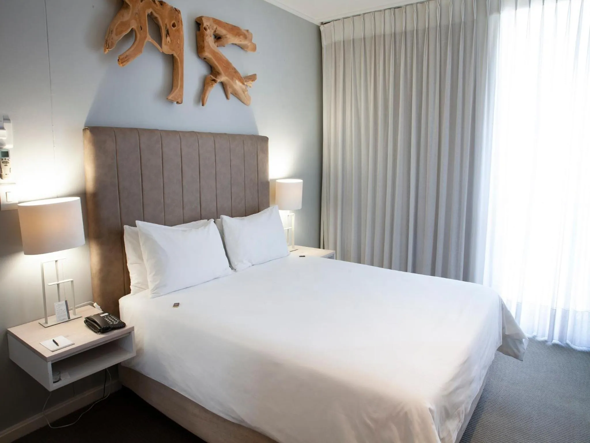 Bed in Atlantic Beach Hotel