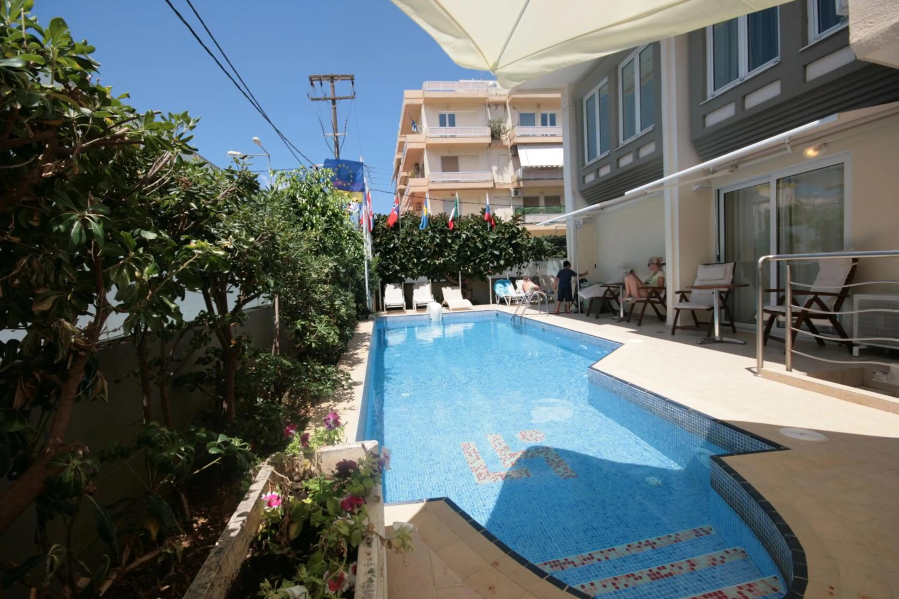 Swimming pool in Liberty Hotel