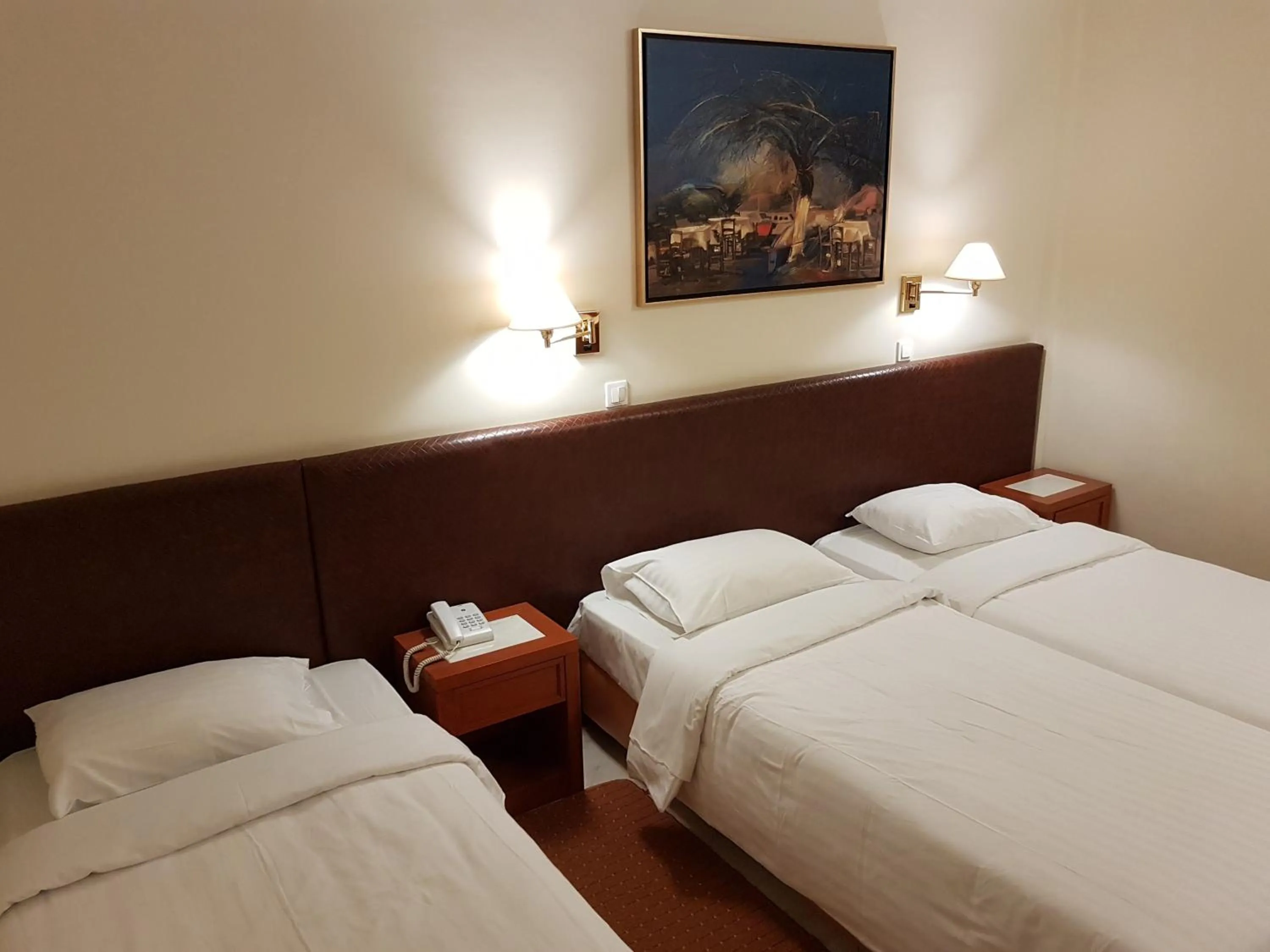 Photo of the whole room in Liberty Hotel