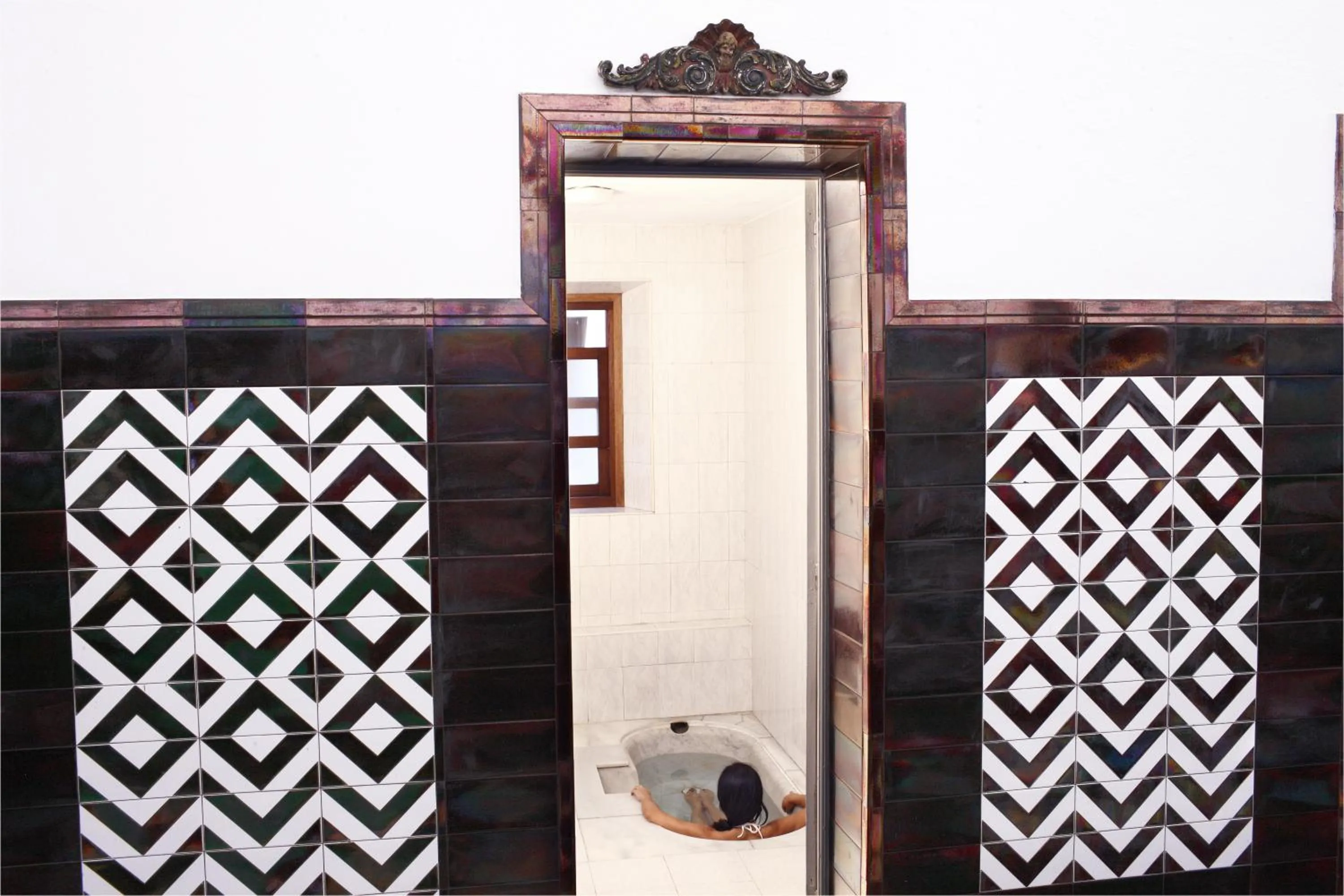 Hot Spring Bath in Hotel Balneario De Alceda