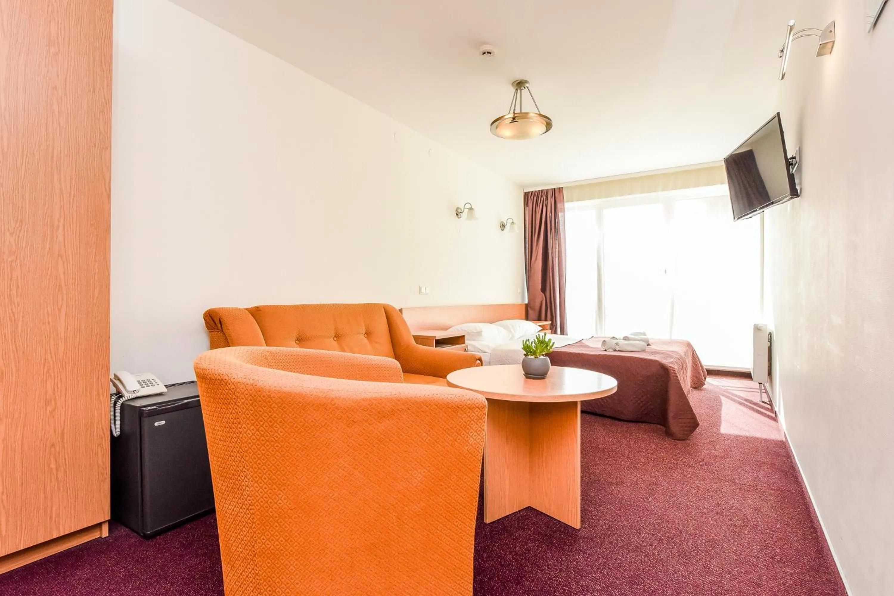 Seating area in Muza Hotel