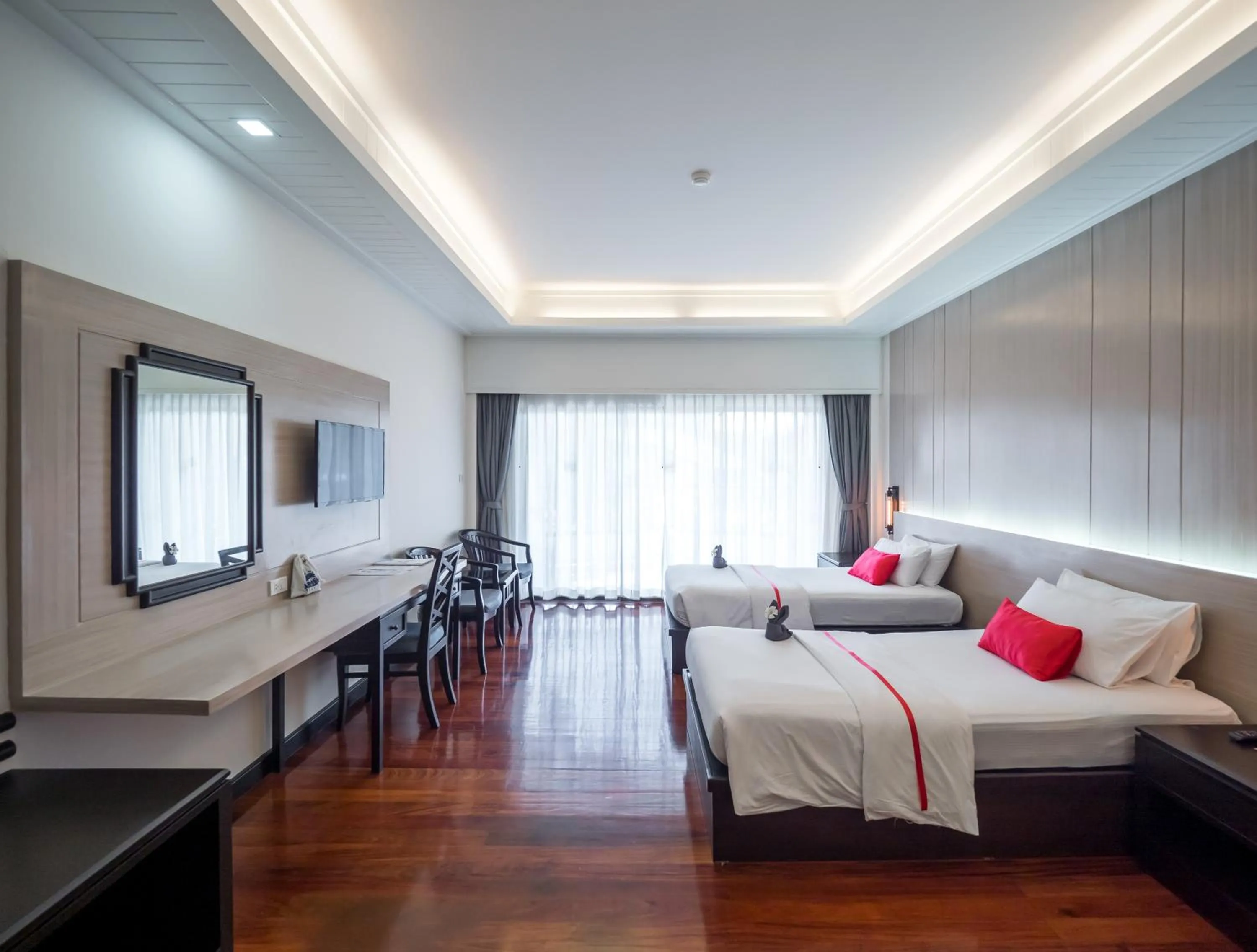 Bed in Grand Jomtien Palace Hotel - SHA Extra Plus