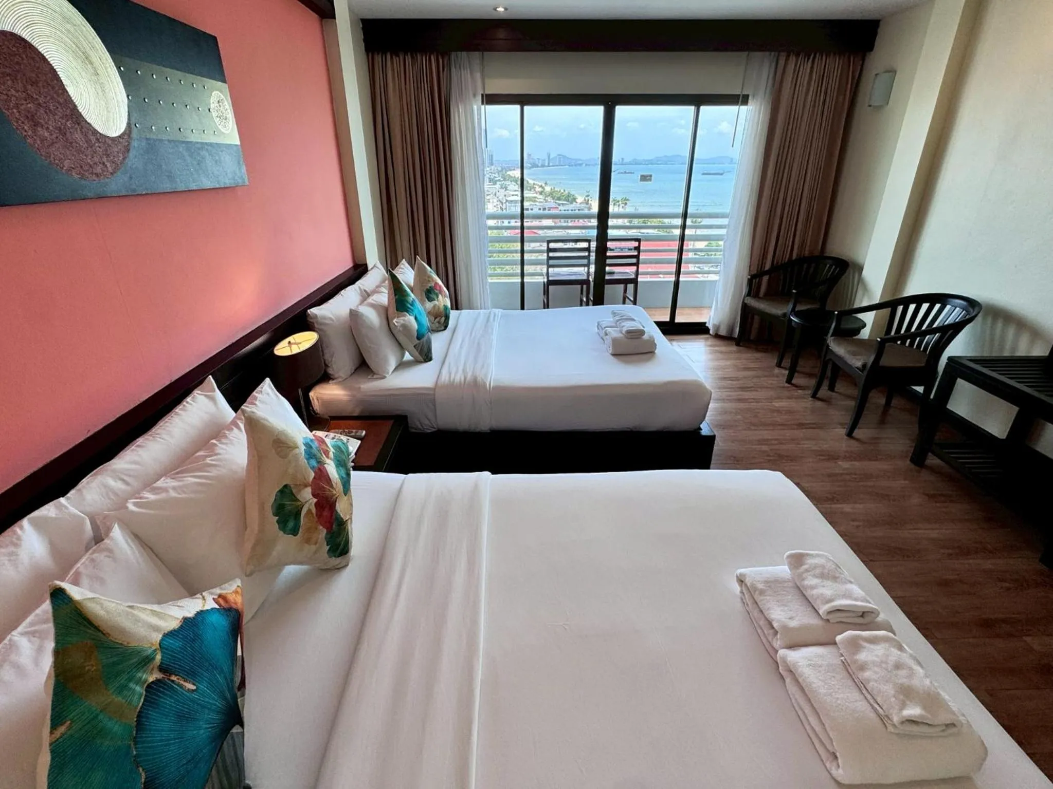 Bed in Grand Jomtien Palace Hotel - SHA Extra Plus