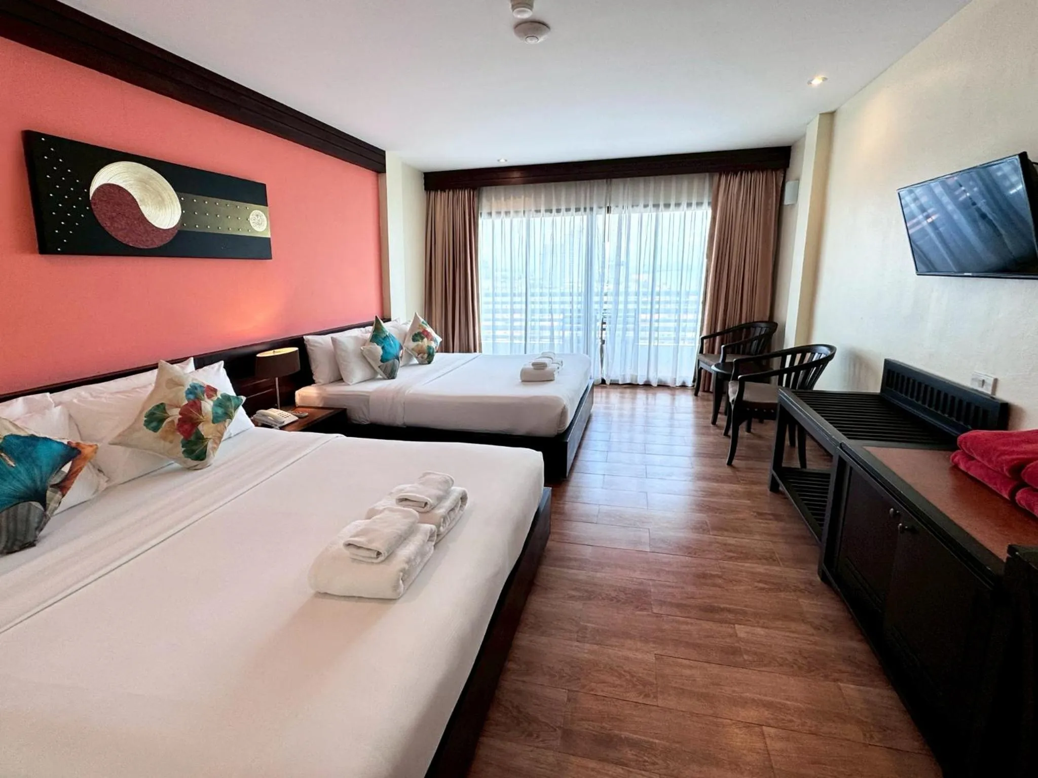 Bed in Grand Jomtien Palace Hotel - SHA Extra Plus