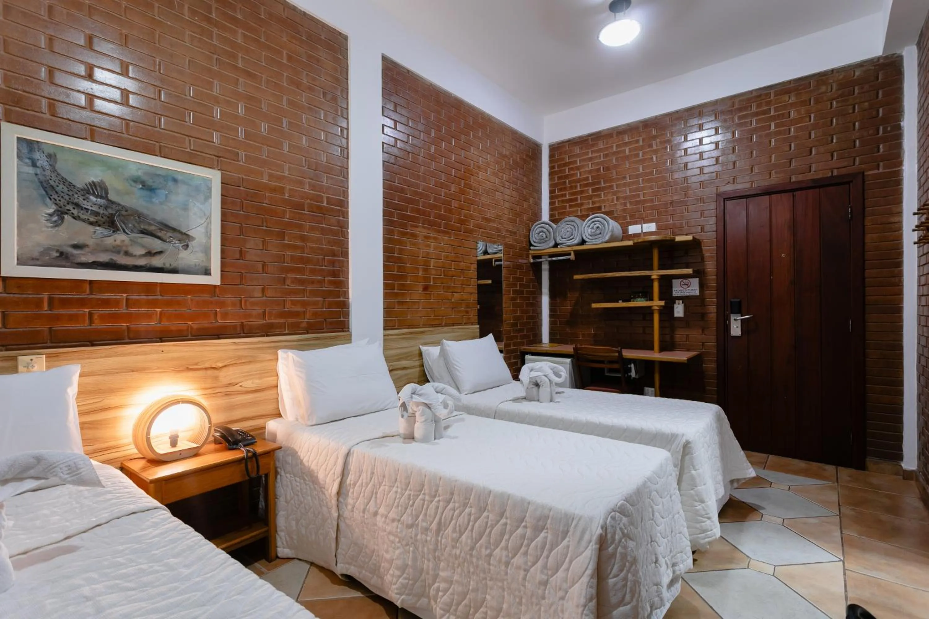 Bed in Hotel Pirá Miúna