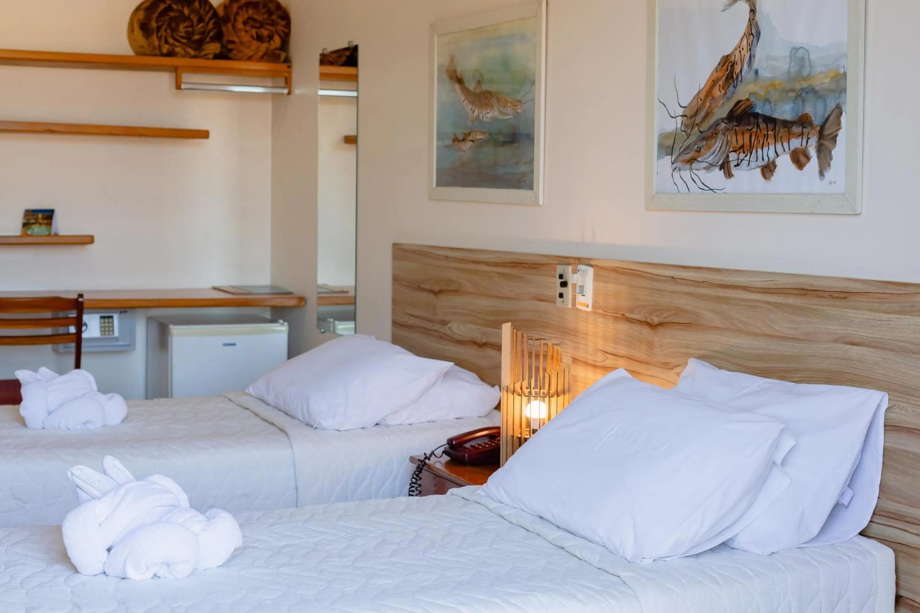 Bed in Hotel Pirá Miúna