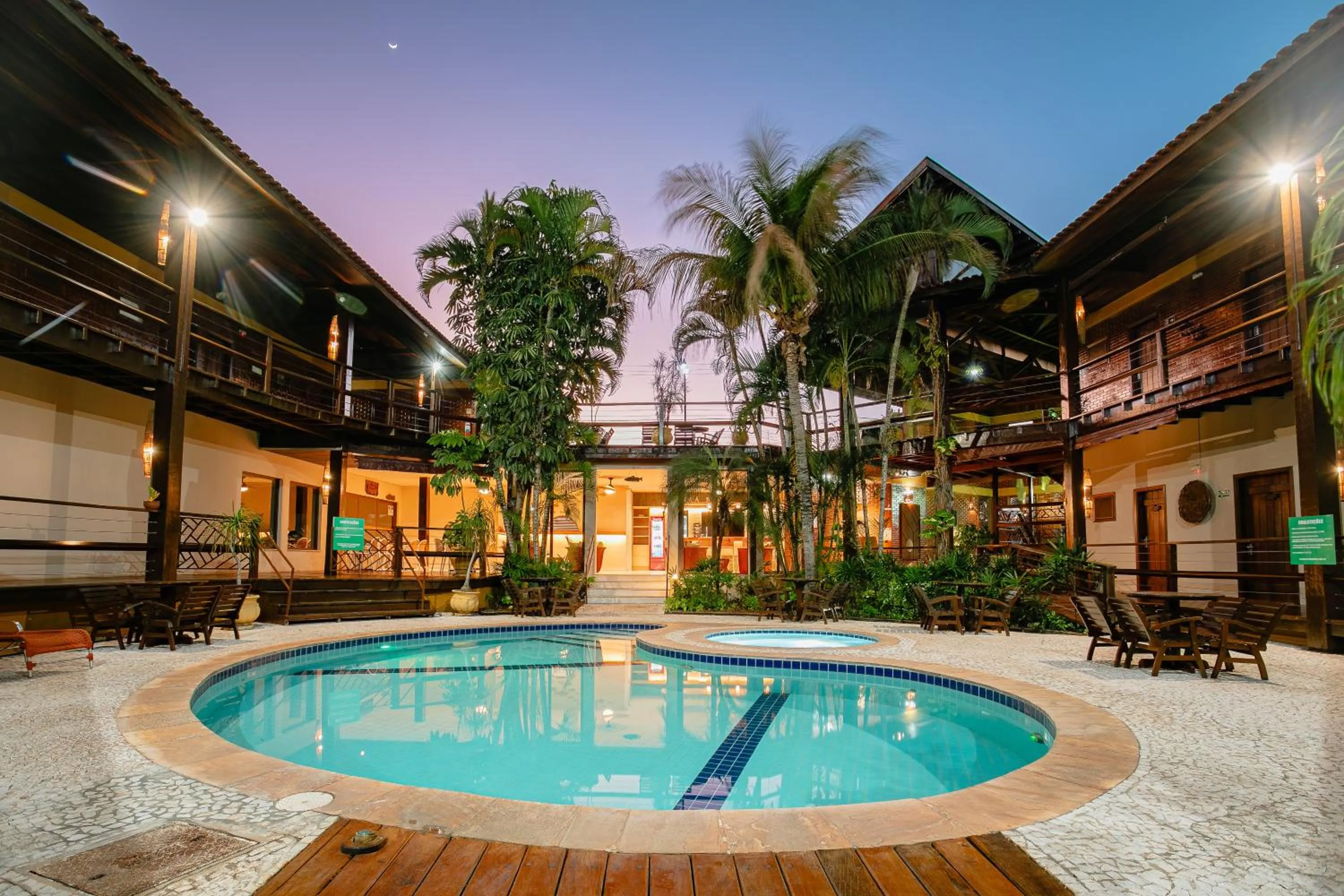 Swimming pool in Hotel Pirá Miúna