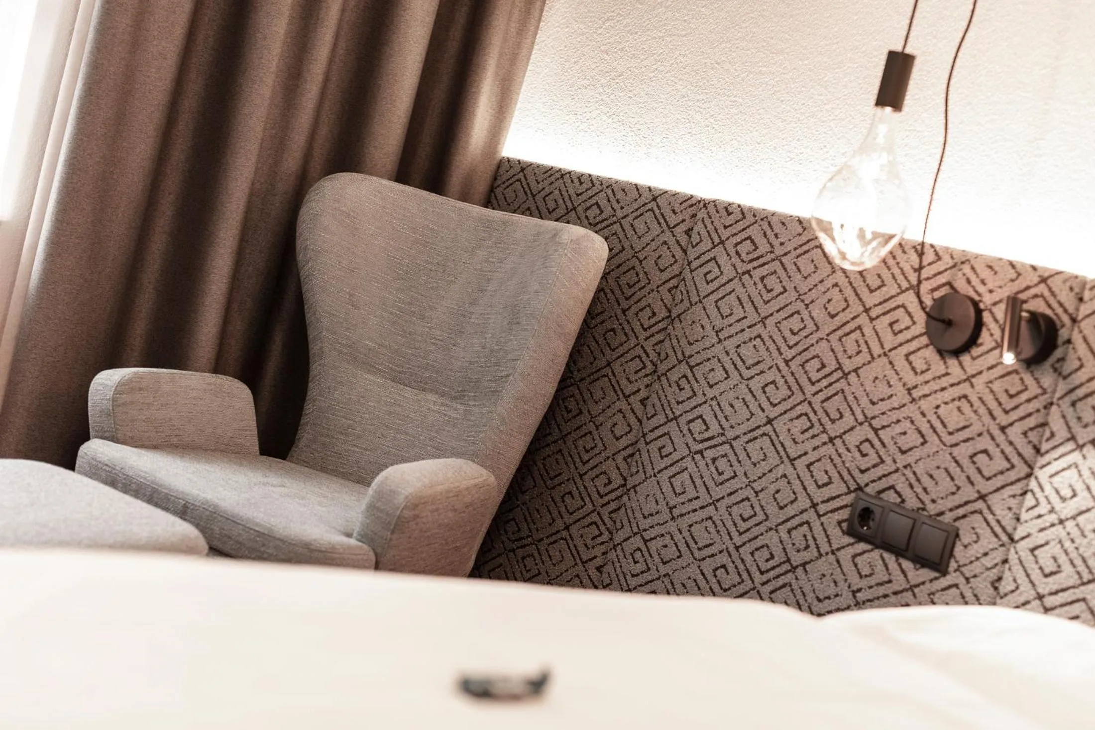 Seating area, Bed in Urbanhof