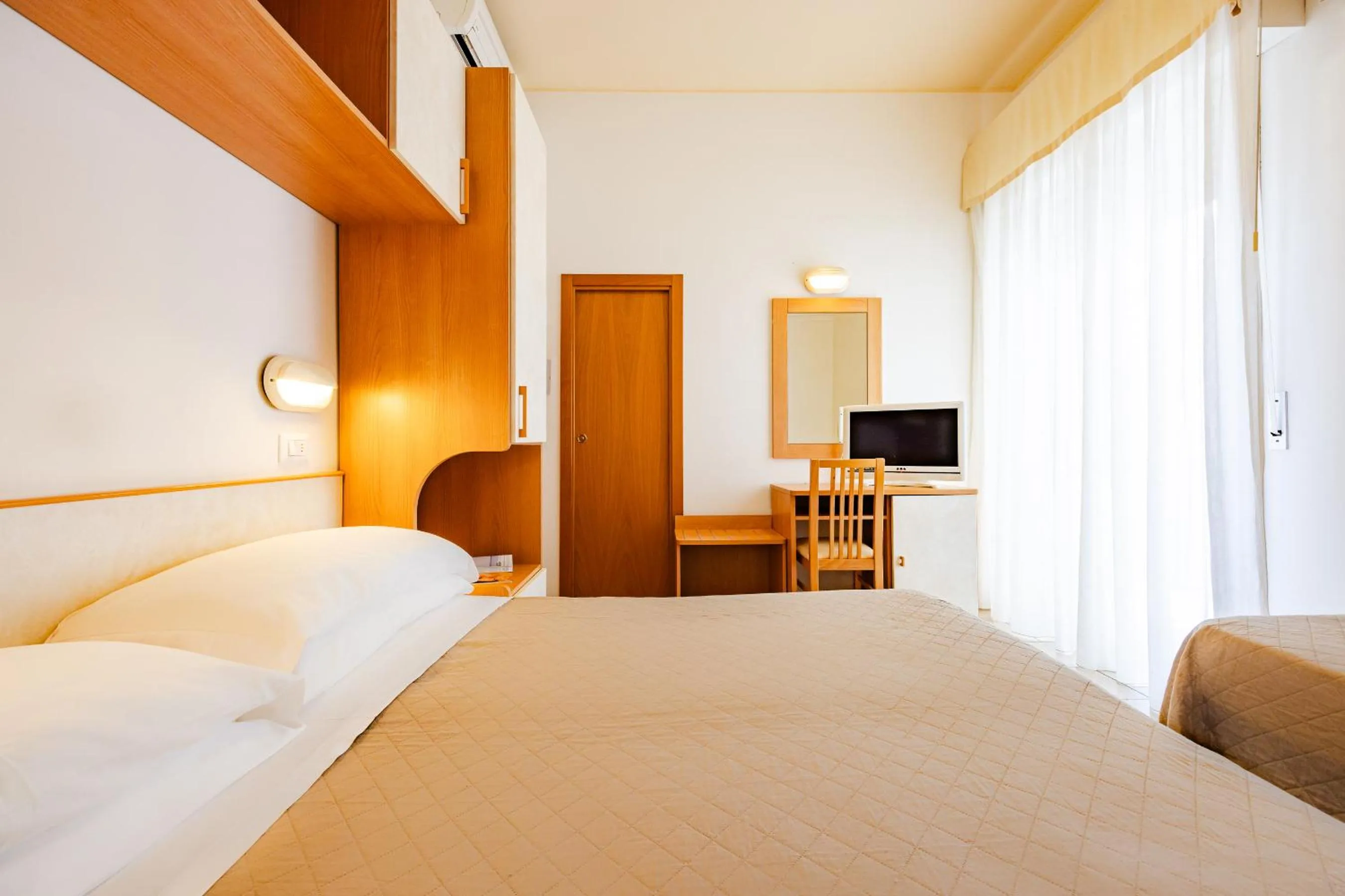 Bed in Hotel Galassia