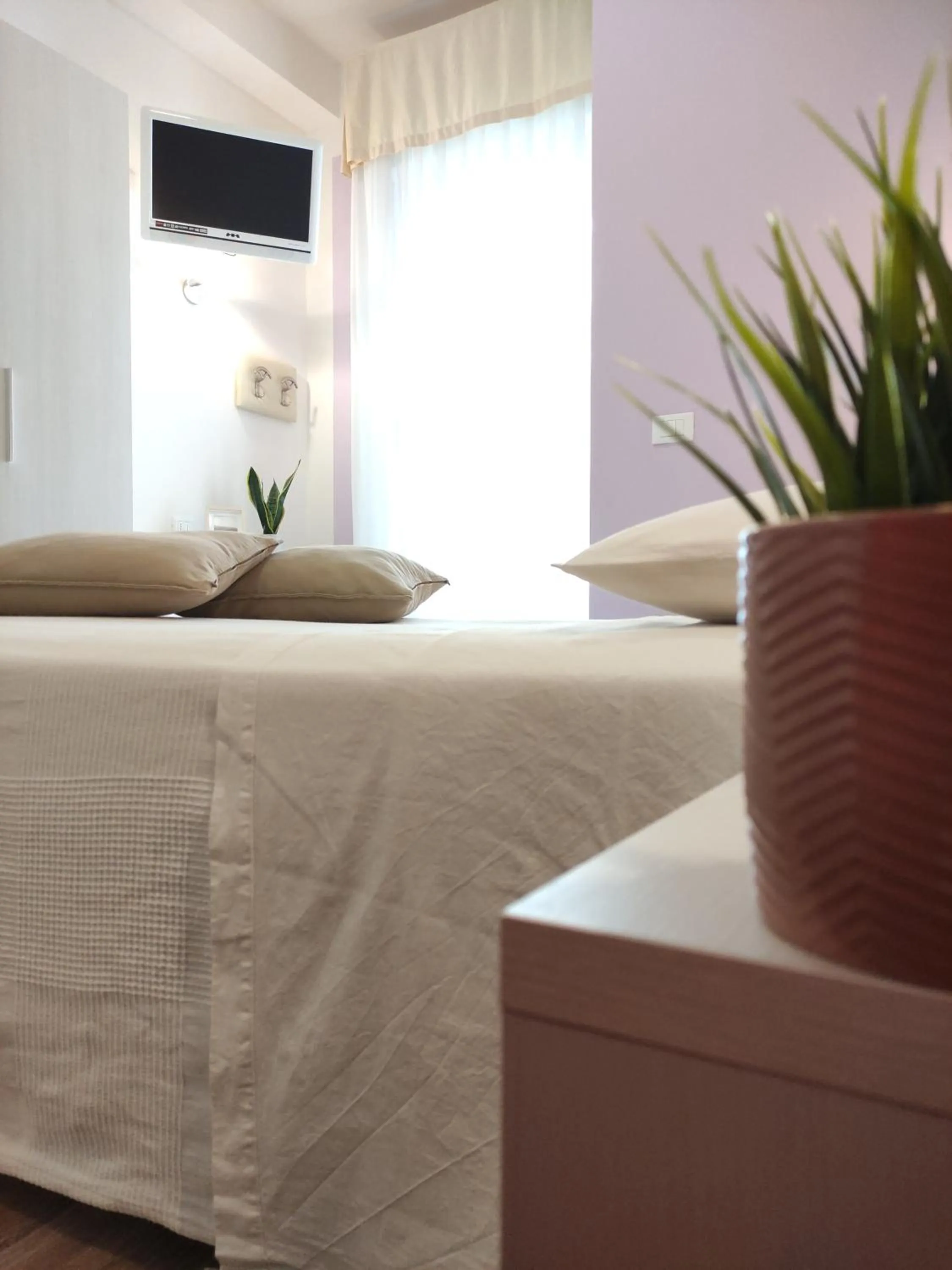 Bedroom, Bed in Hotel Galassia