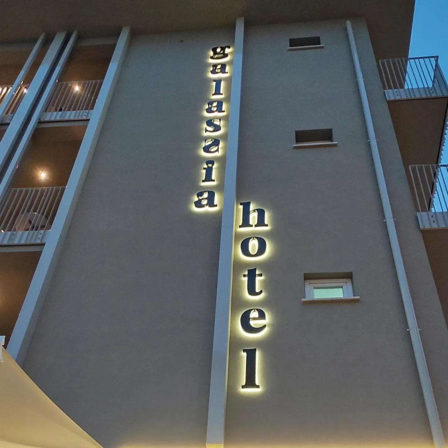 Facade/entrance in Hotel Galassia