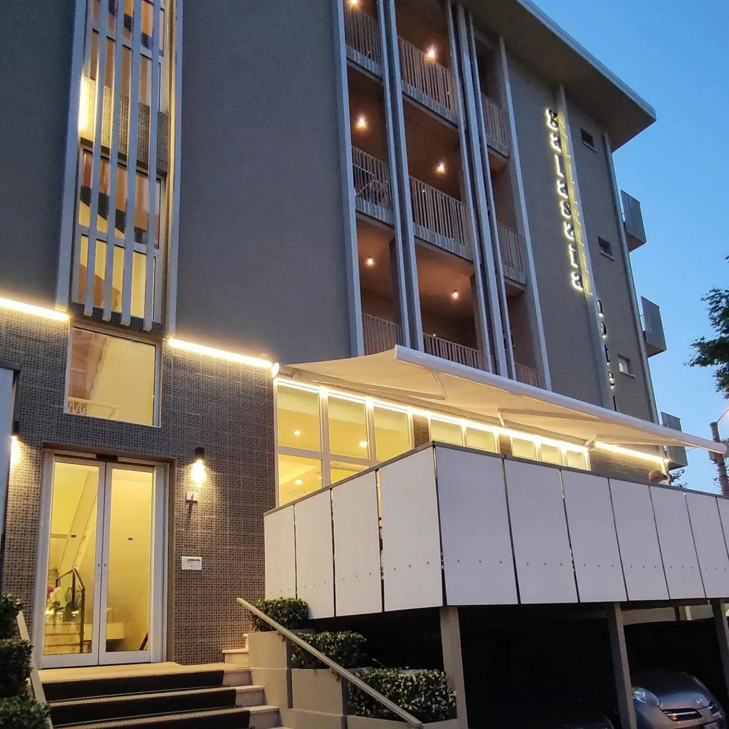 Facade/entrance in Hotel Galassia