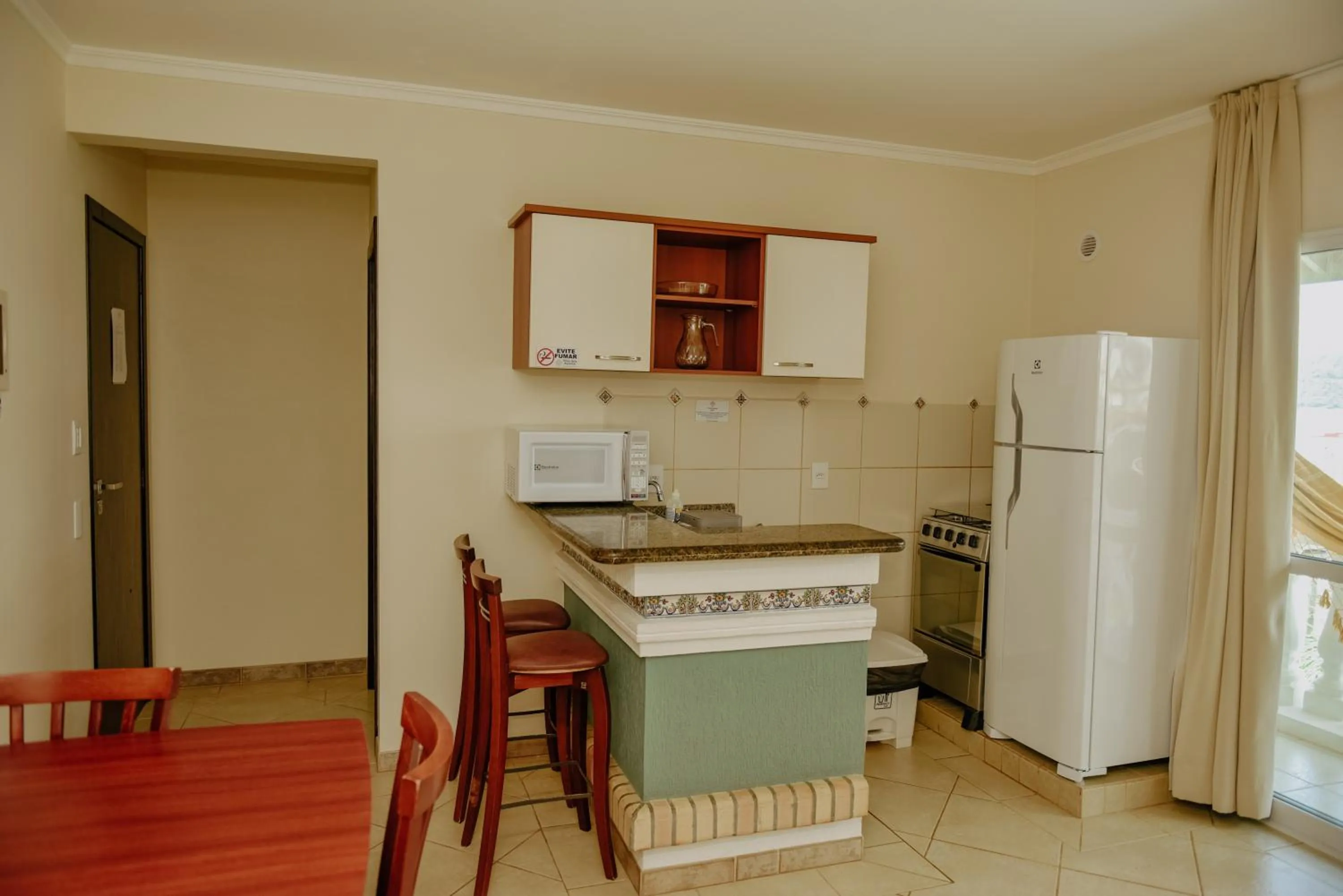 Kitchen or kitchenette in Pousada Villa dos Açores