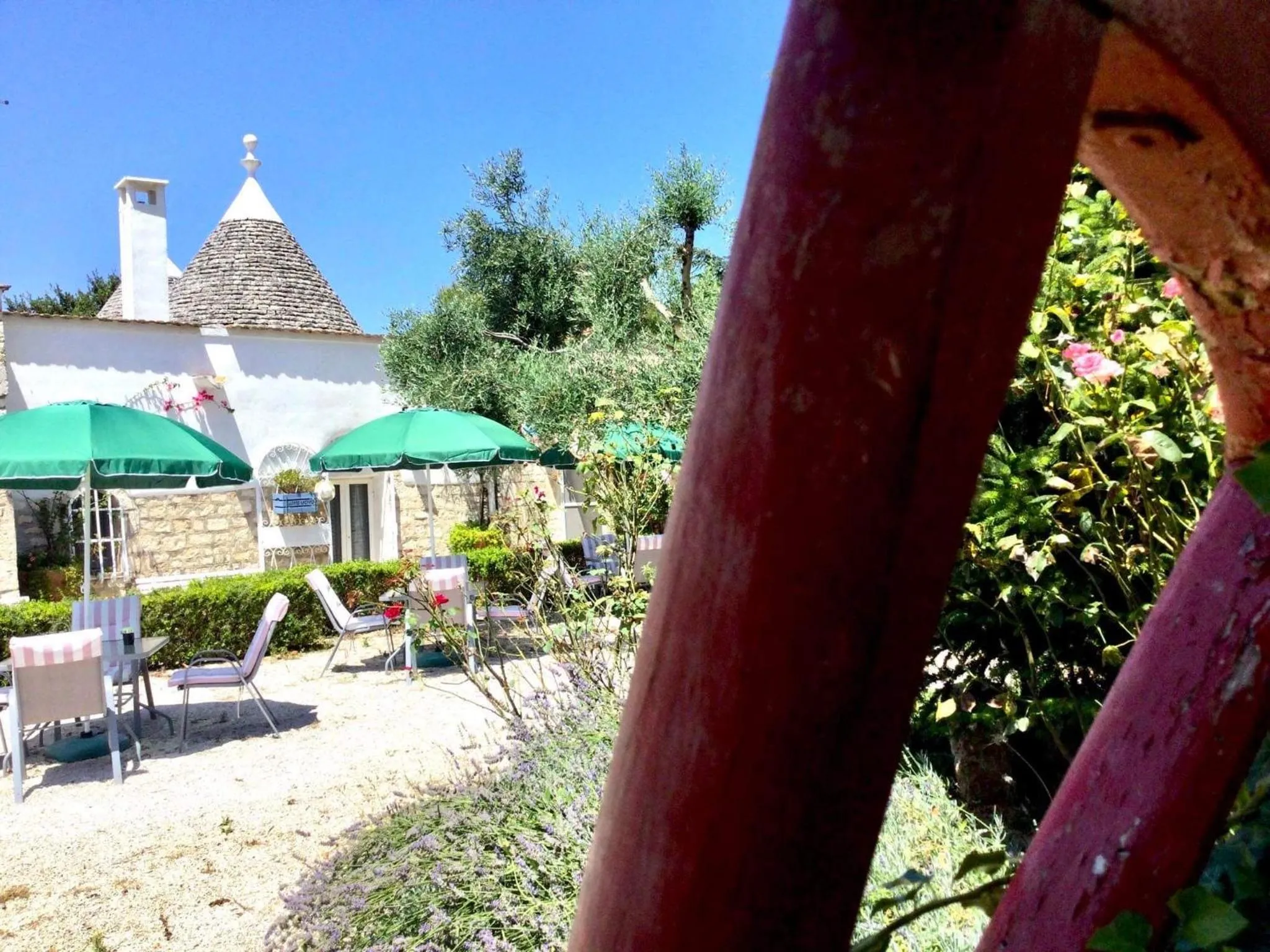 Garden view in Mirella Charming