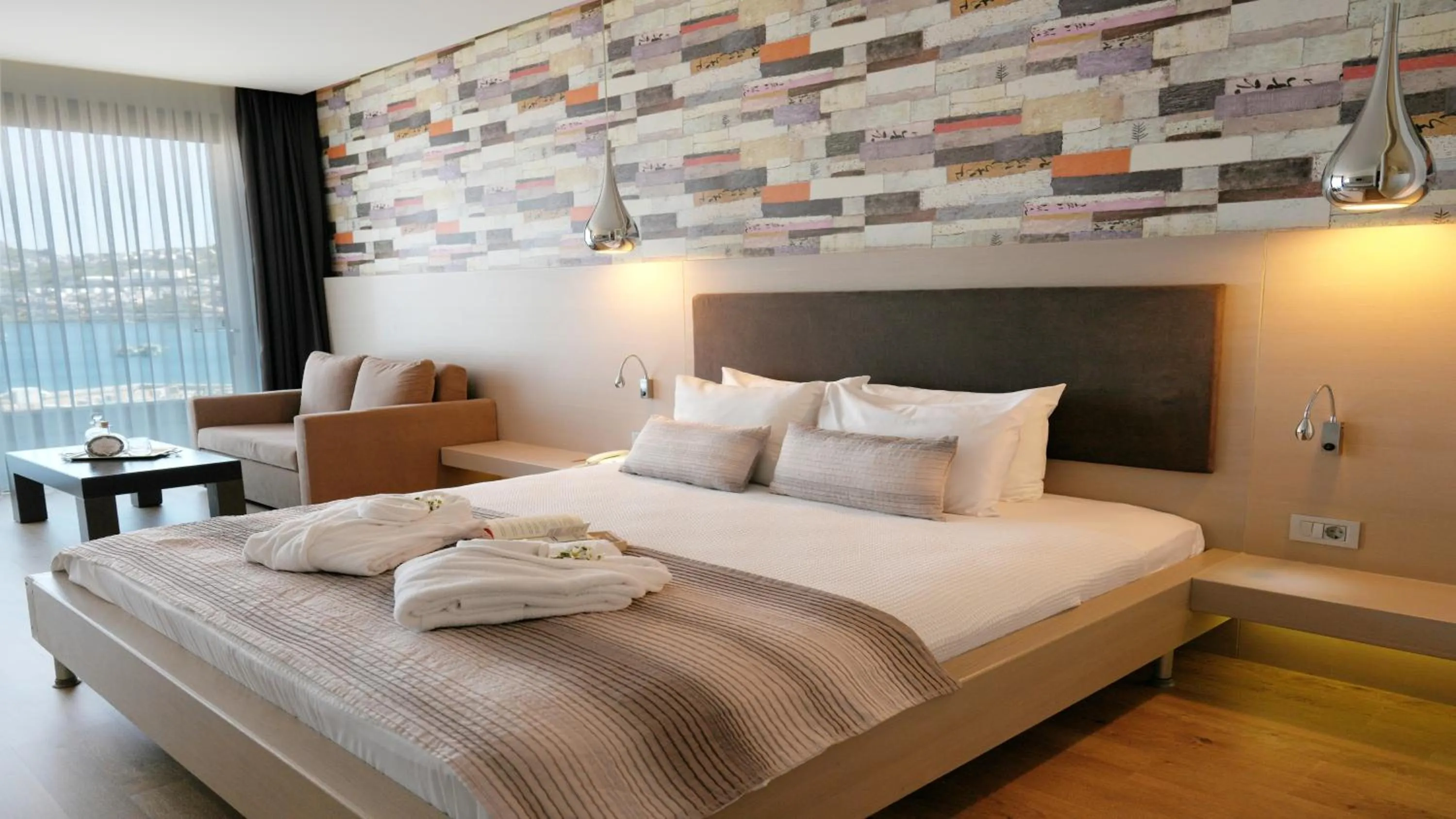 Photo of the whole room, Bed in Costa Farilya Special Class Hotel Bodrum