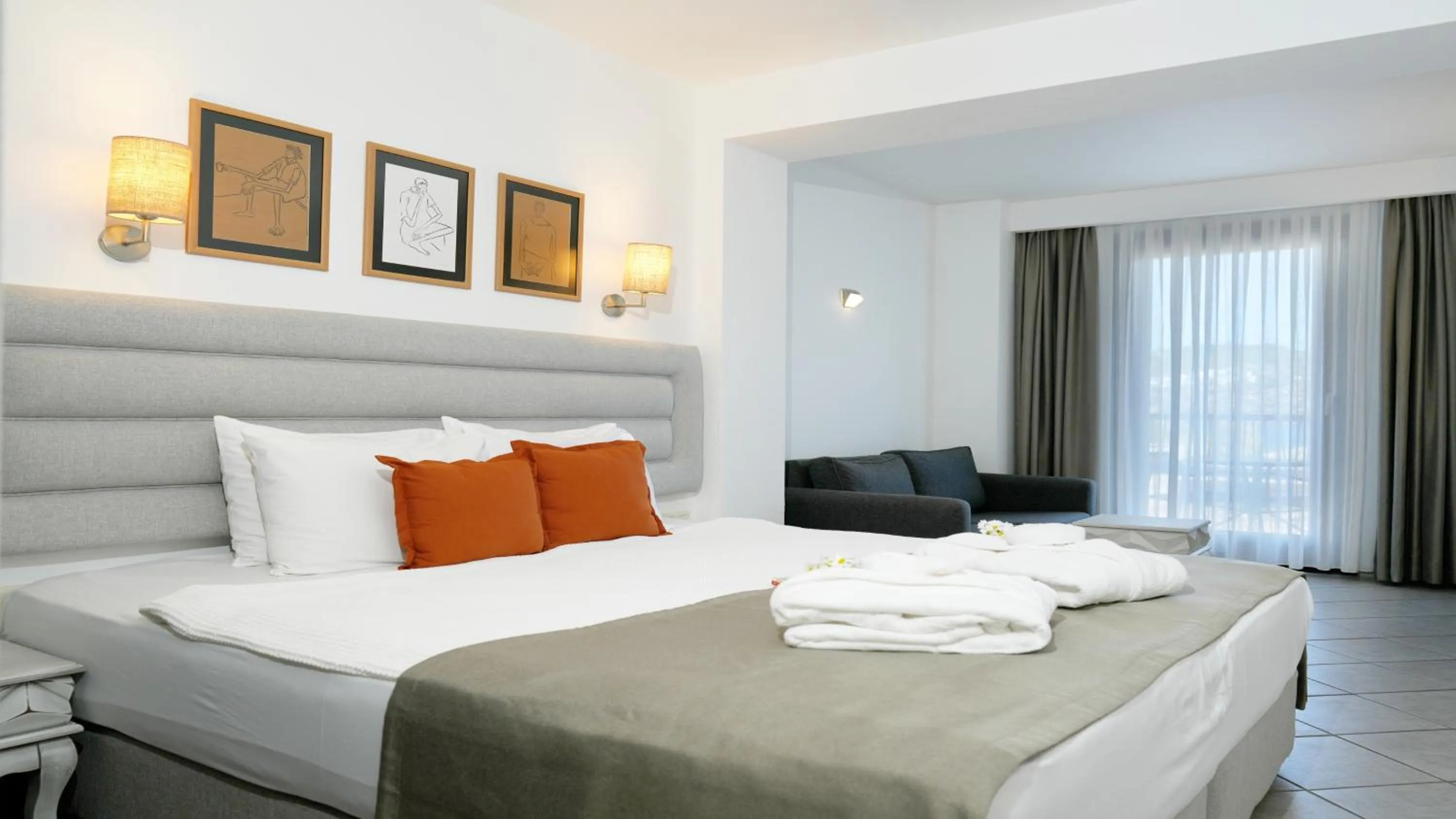 Photo of the whole room, Bed in Costa Farilya Special Class Hotel Bodrum