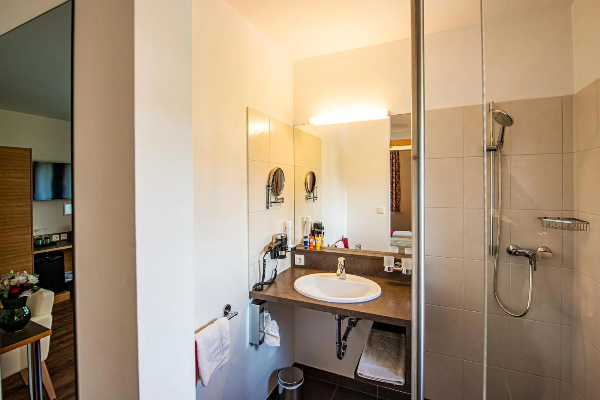 Shower in Das WeinQuadrat - boutique stay