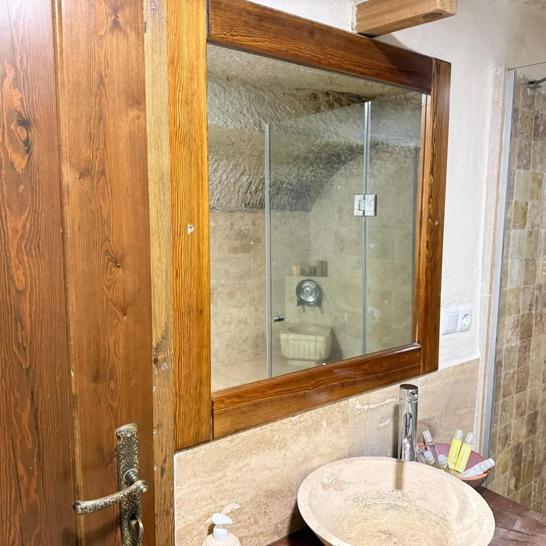 Bathroom in Local Cave House