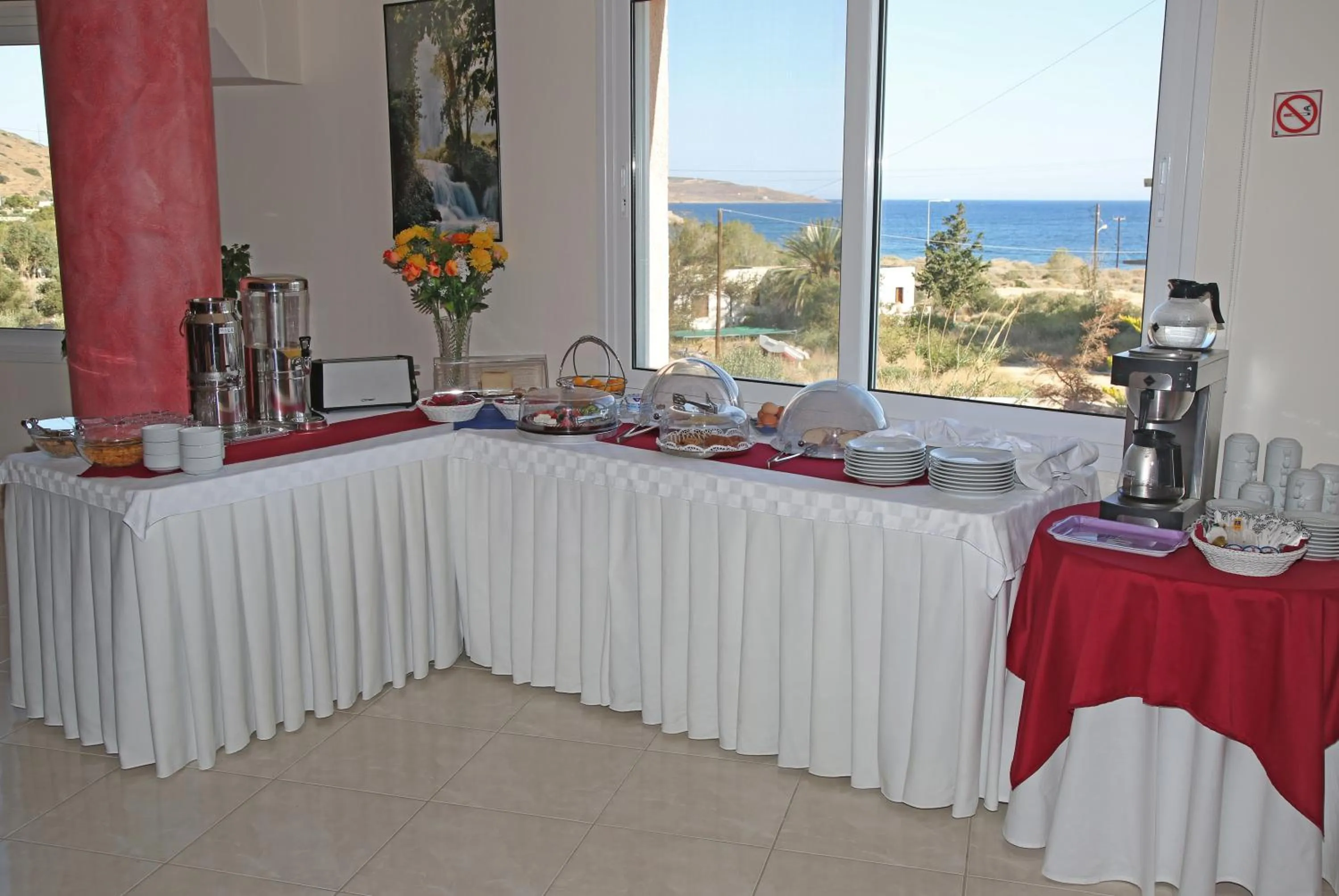 Buffet breakfast in Hotel Sea Breeze