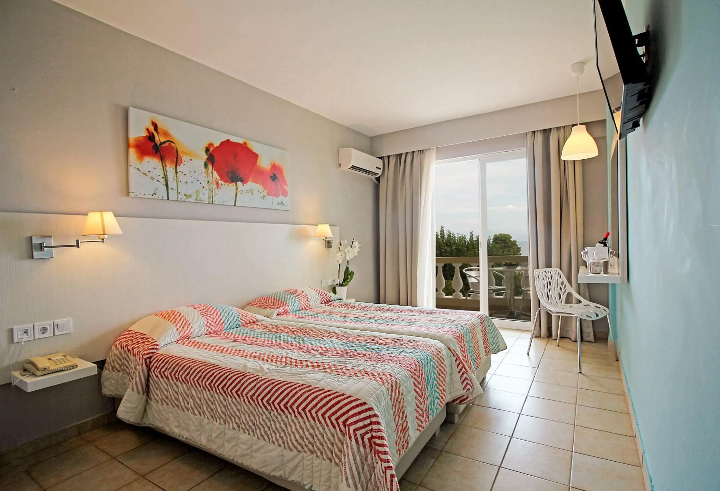 Comfort Twin Room Sea View in Mitsis Messonghi Comfort Twin Room Sea View in Mitsis Messonghi